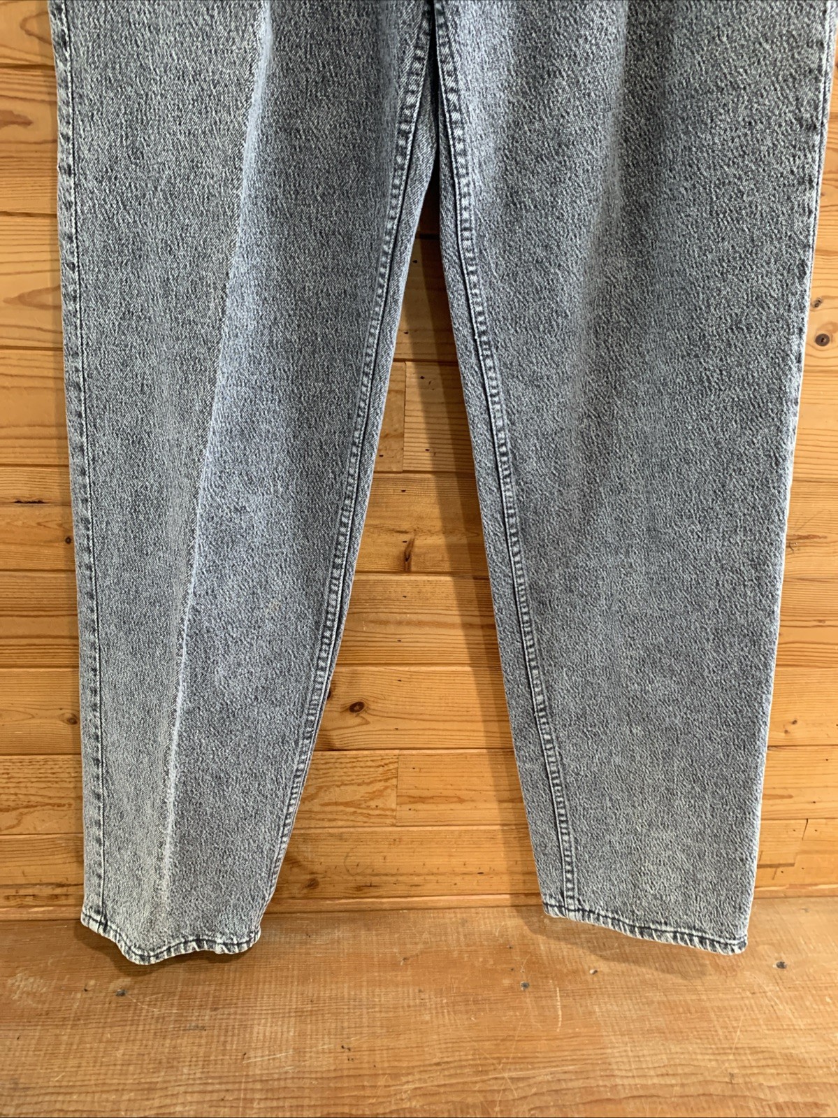 VTG Levis Silver Tab Black Acid Wash Pleated High Waist Jeans Size 30/34