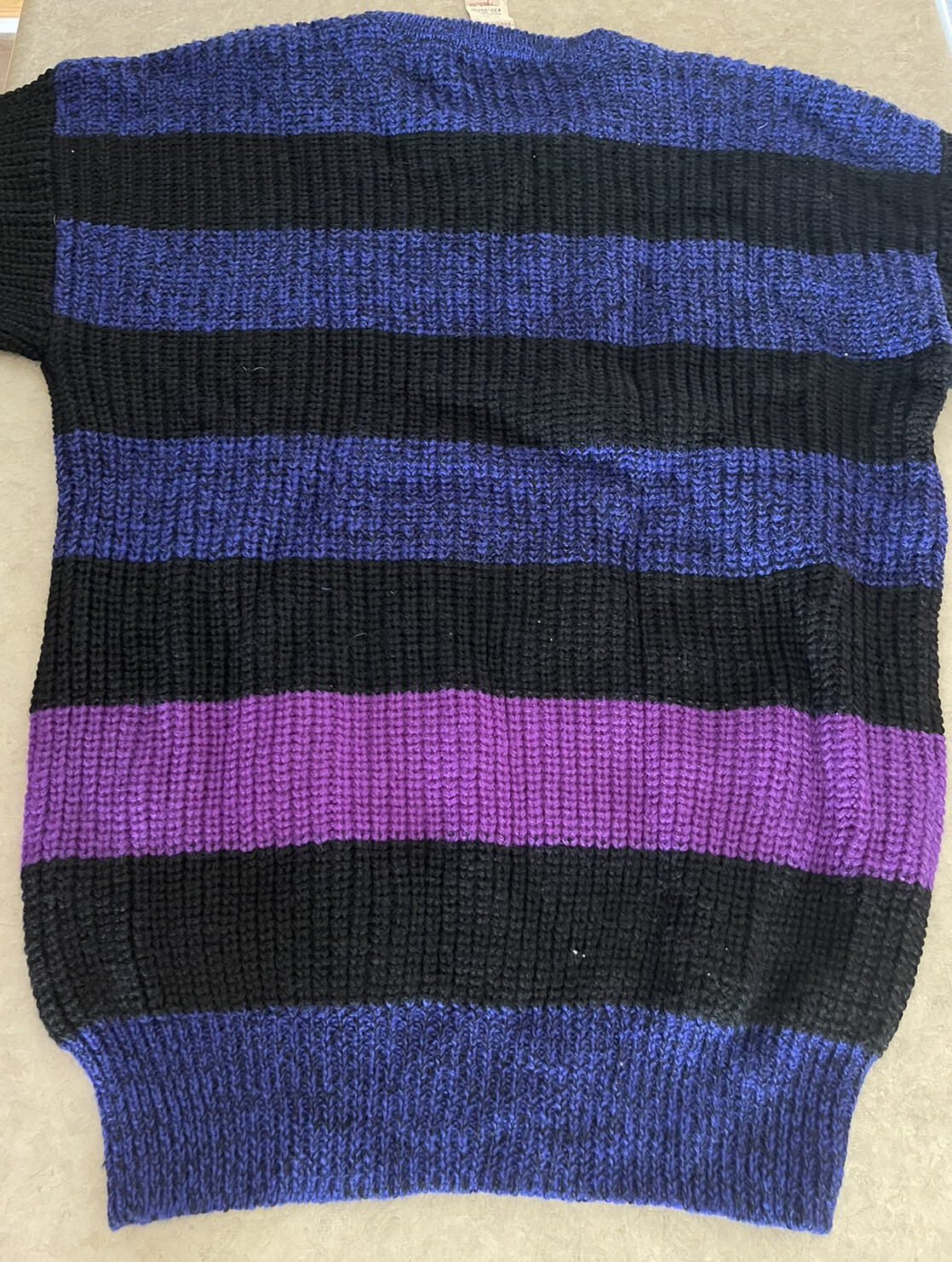 Vintage Arrow Criterion 100% Wool Sweater Crew Neck Multicolored Women’s M NWT