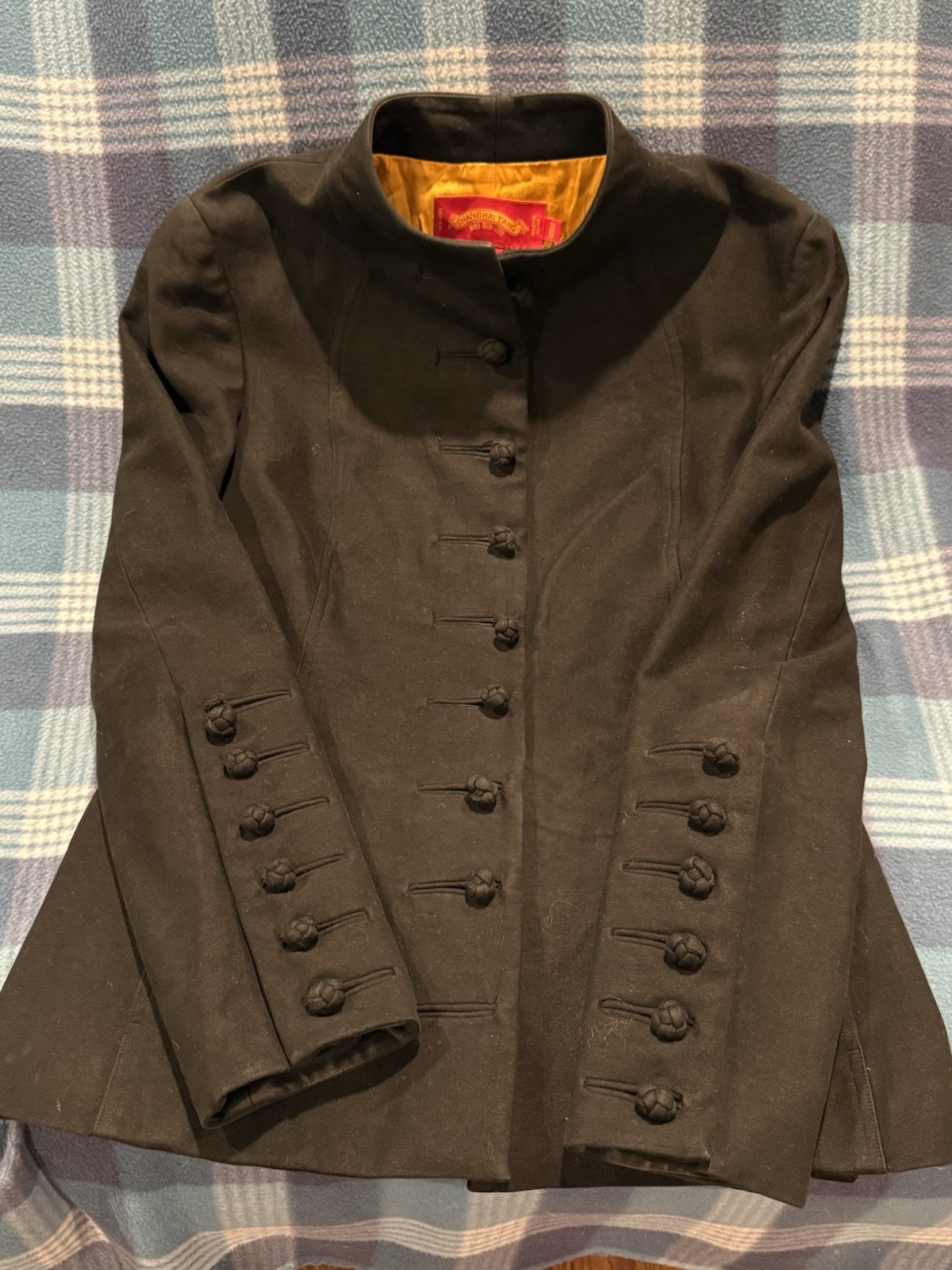 Vintage Shanghai Tang Jacket Cotton With Silk Lining US10 Sized