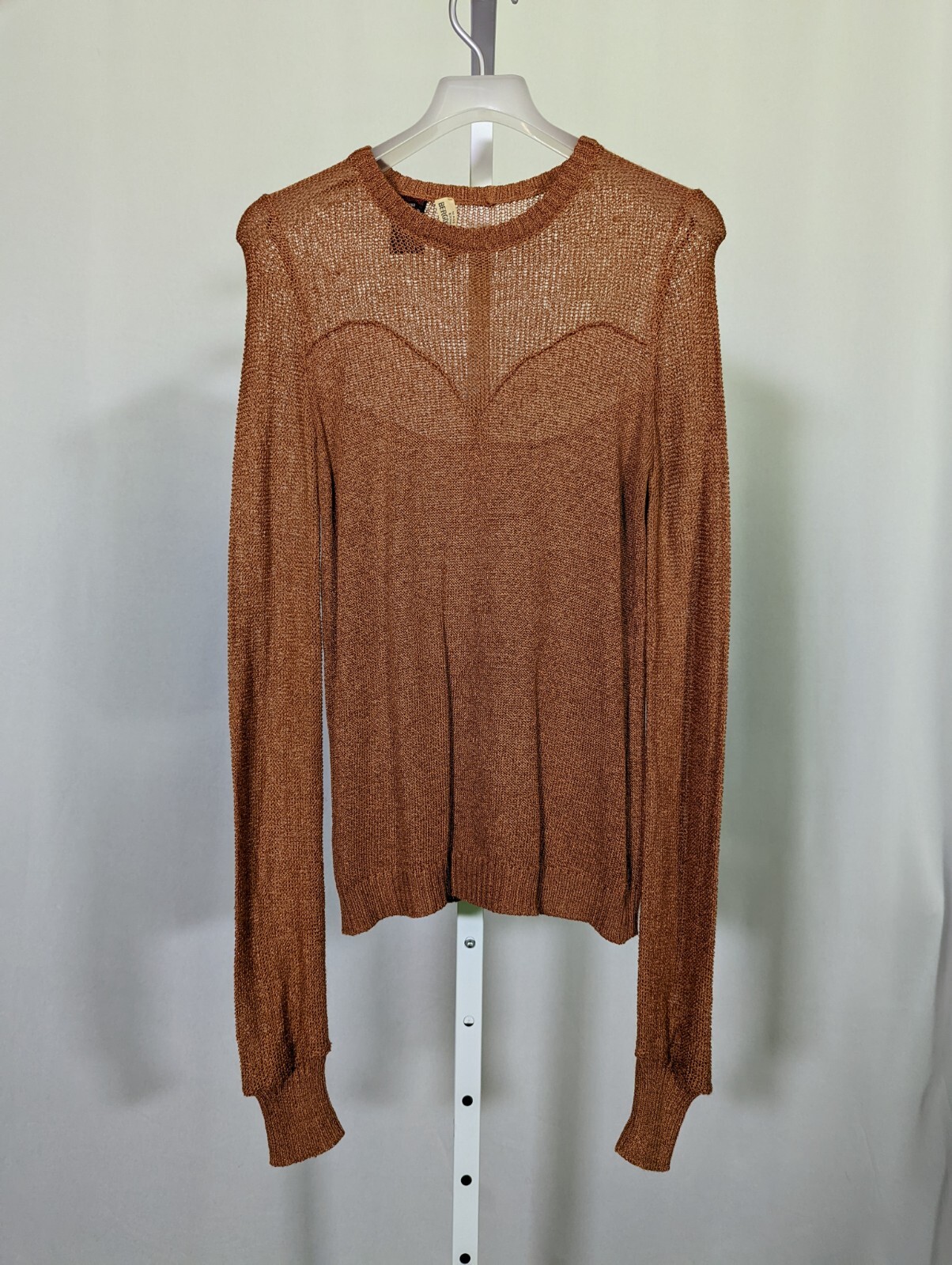 Emilio Pucci for Bergdorf Goodman Clay Italian Knit Bodycon Shirt Mod Space Age