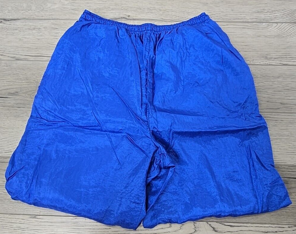 Vtg Basic Rituals Nautical Patriotic Blue Nylon Jacket & Pant Track Suit – Sz L