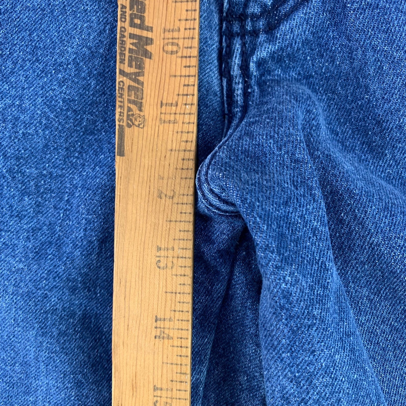 VTG Rocky Mountain Jeans Women 32/13 Blue Western High Rise Tapered Leg Bareback