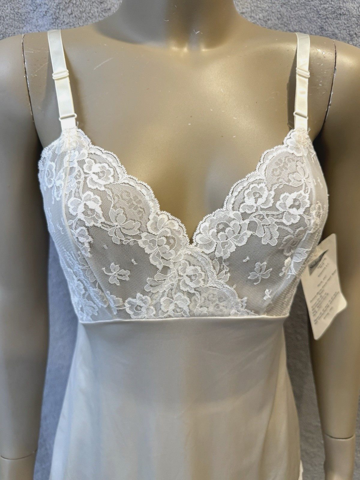 VTG Shadowline Camisole Cami Sz 34 & Half Slip Set Lingerie NEW, Lace, 80&rsquo;s