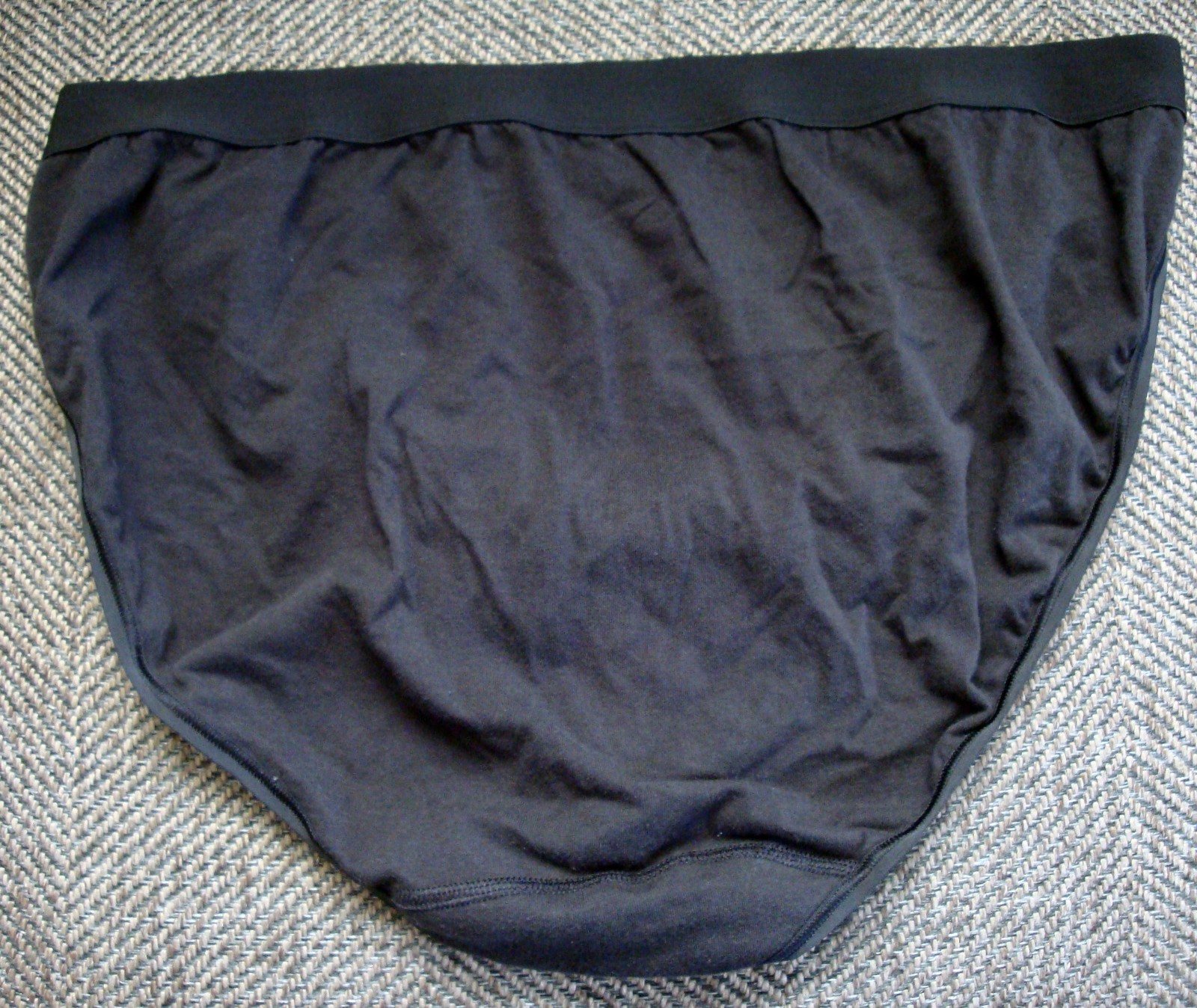 Cacique 22/24 Cotton High Leg Bikini & Extra Soft Cheeky Panty Vintage Black Lot