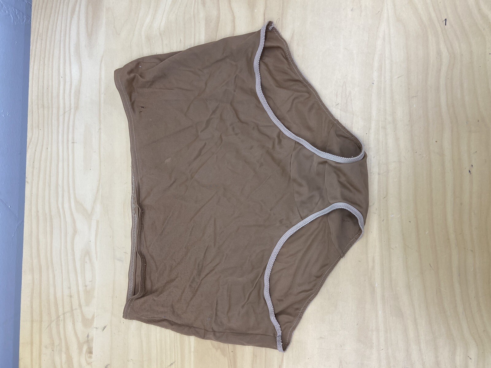 Vintage 1950&rsquo;s Hollywood Vassarette Granny Panties Brown Nylon Lace Size 6