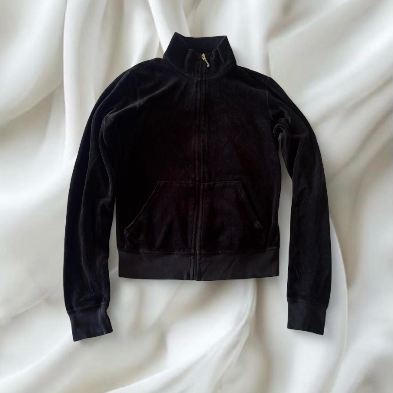 Y2K vintage Juicy Couture black velour jacket