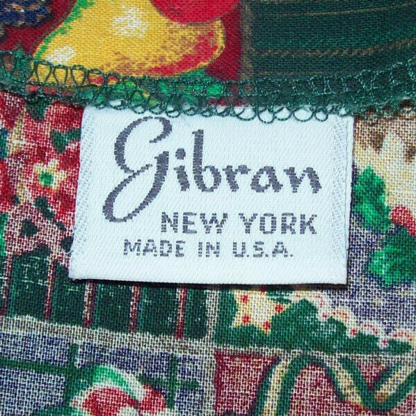 Gibran EXTREME Festive Novelty Green Cotton School Teacher Jumper Modest Dress