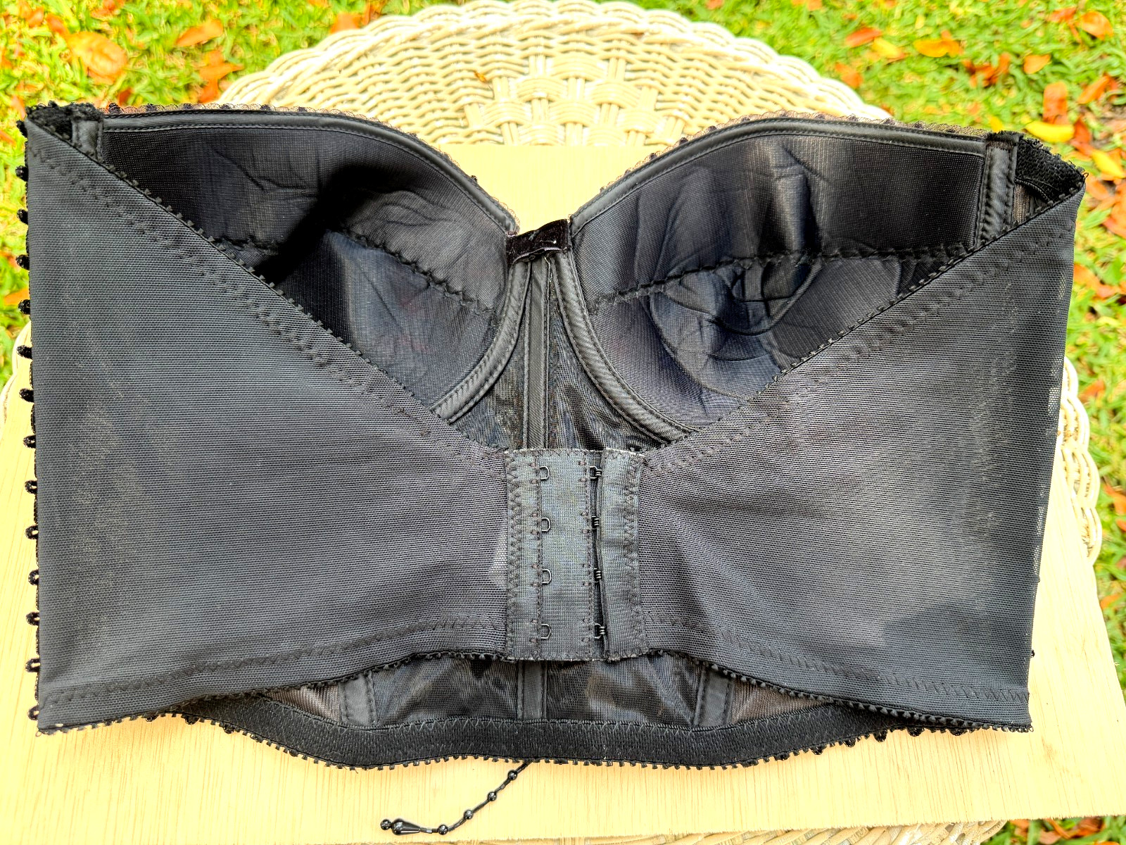 Vintage 80s Bustiers Corset Strapless Sequin 38C Sexy Lace Satin Boudoir Madonna
