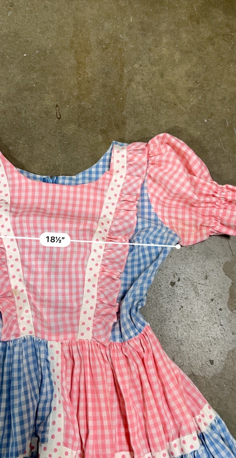 VTG 60&rsquo;s 70s Western Fashions DRESS SQUARE DANCING ROCKABLILLY GINGHAM