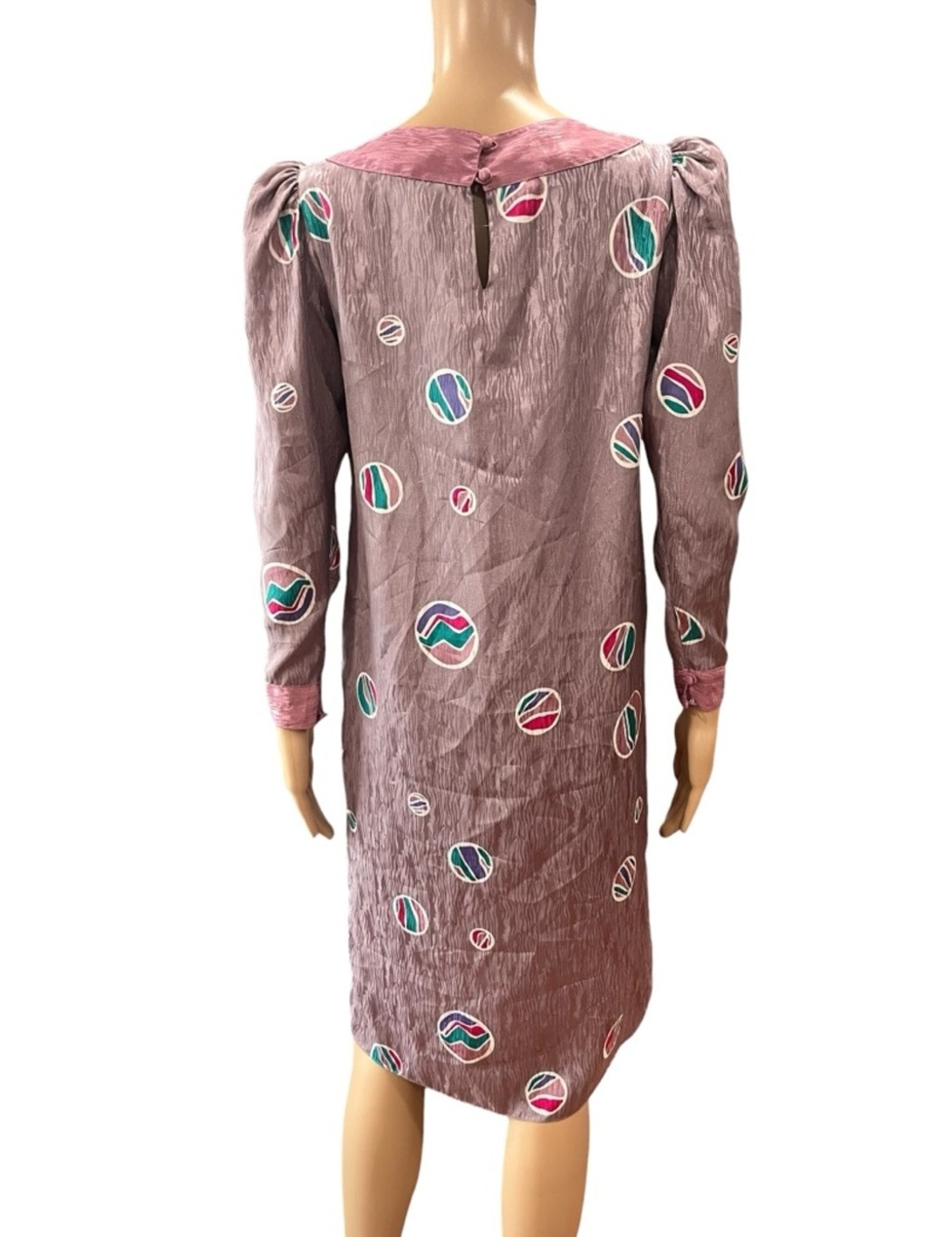 Flora Kung Silk Planet 1980’s shift Dress