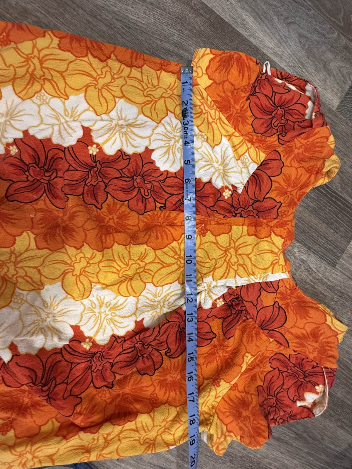 Vintage 70s PACIFIC ISLES Hibiscus Floral Hawaiian Barkcloth Muumuu Maxi Dress