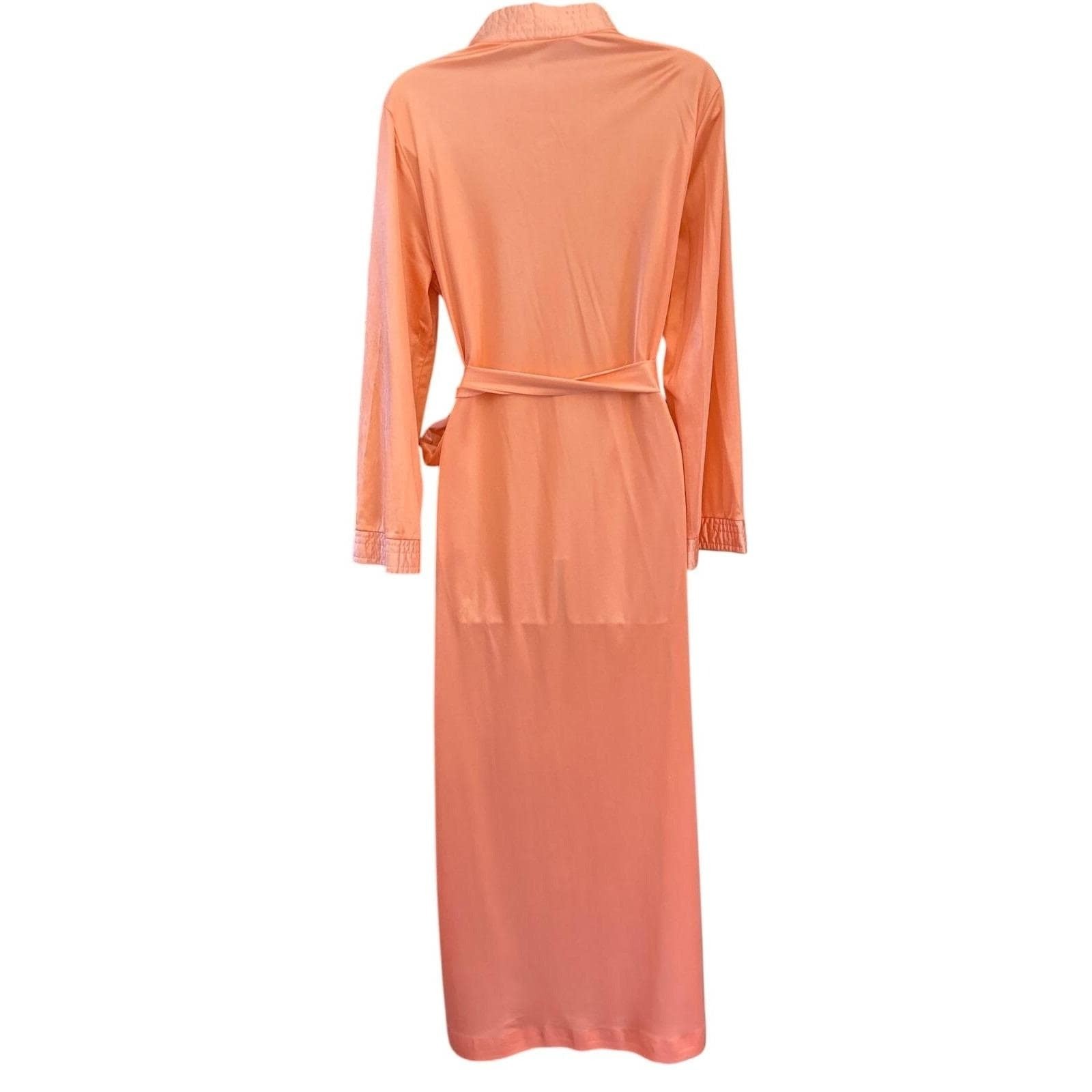 Vintage The Robester Peach Old Hollywood Regencycore Glamour Loungewear Elegant