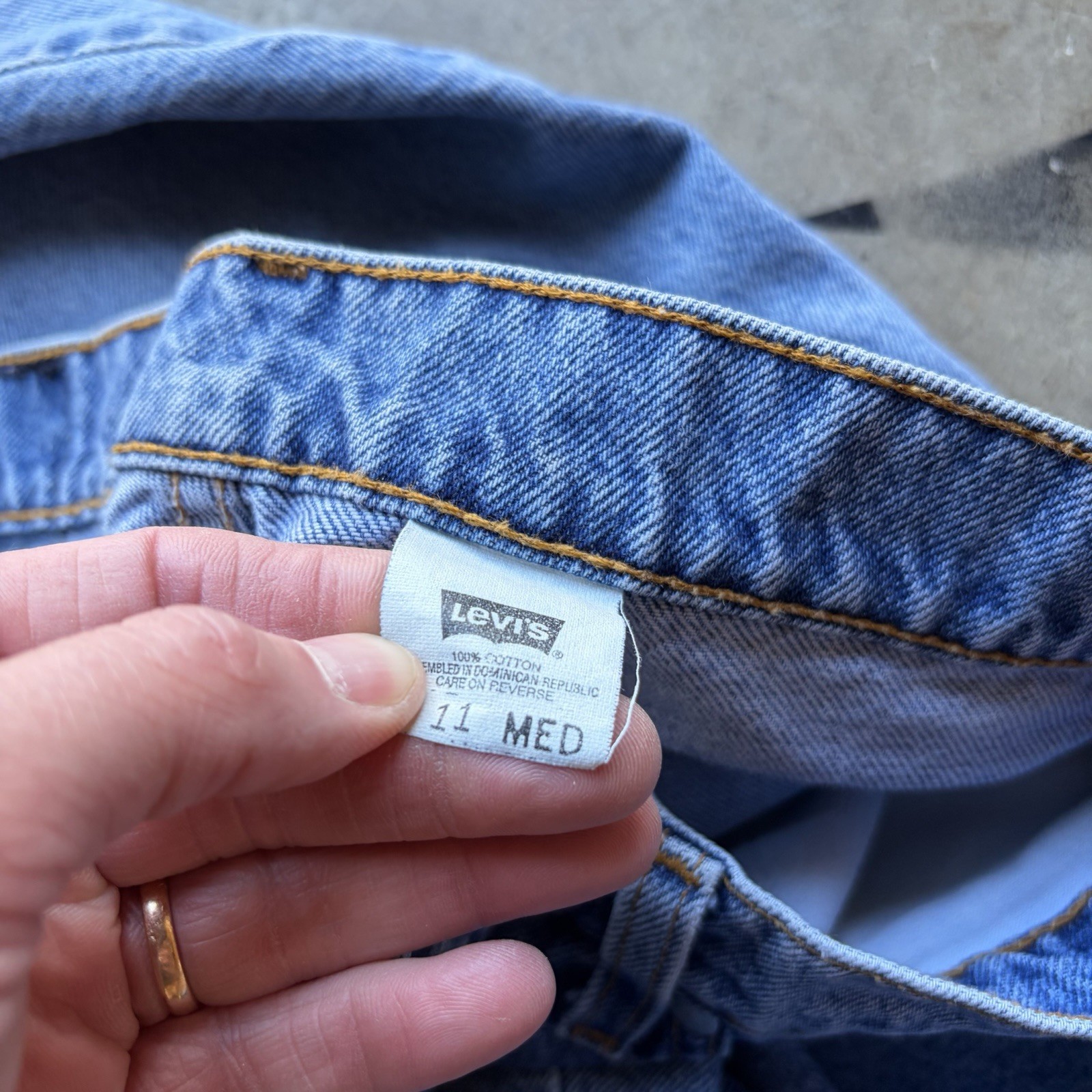 Vintage 90s Levi’s L2 Silver Tab Flare Jeans Sz 11 30×31