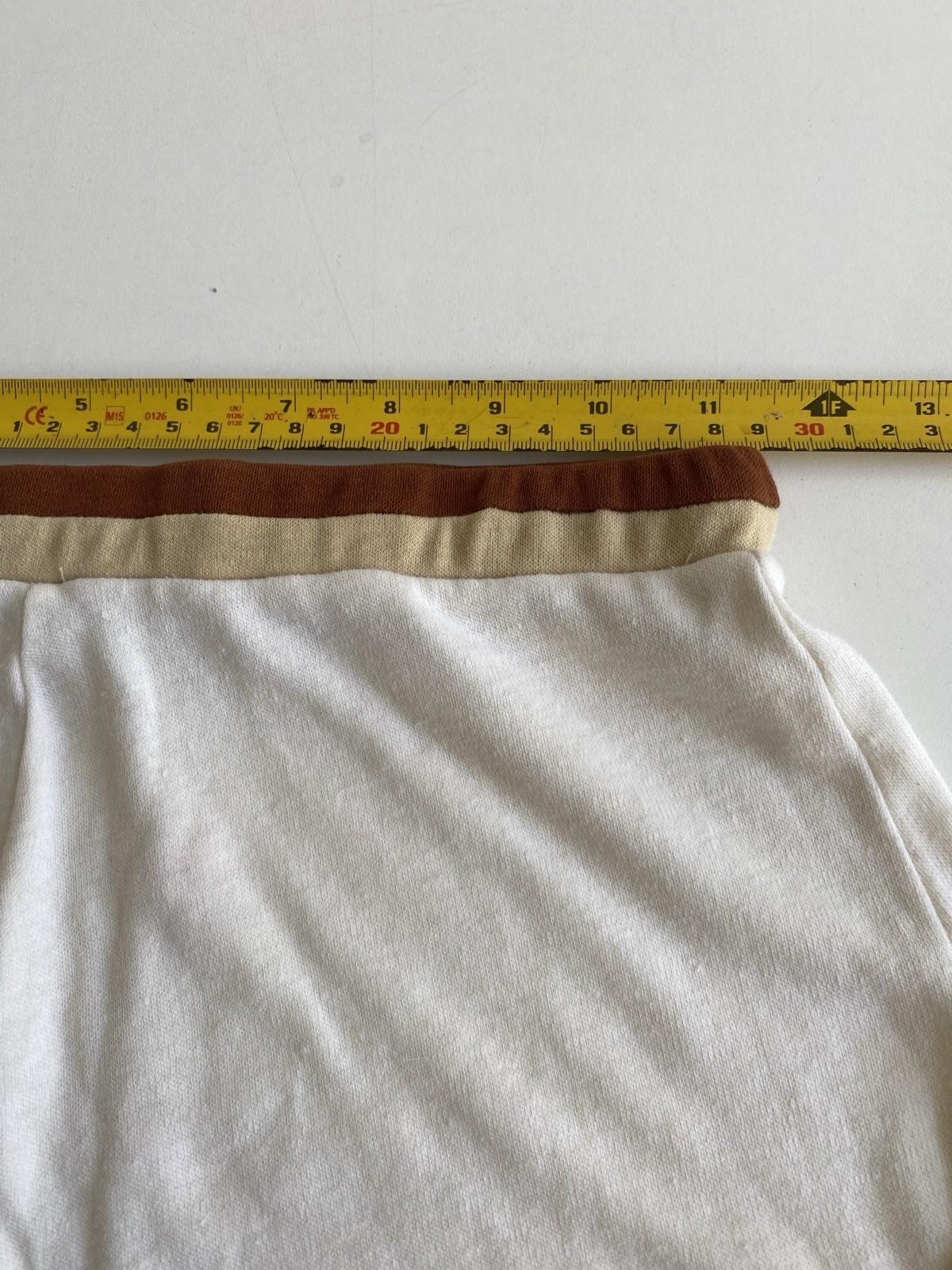 Vintage 70s Cole of California S Cotton Terry High waisted shorts with trim