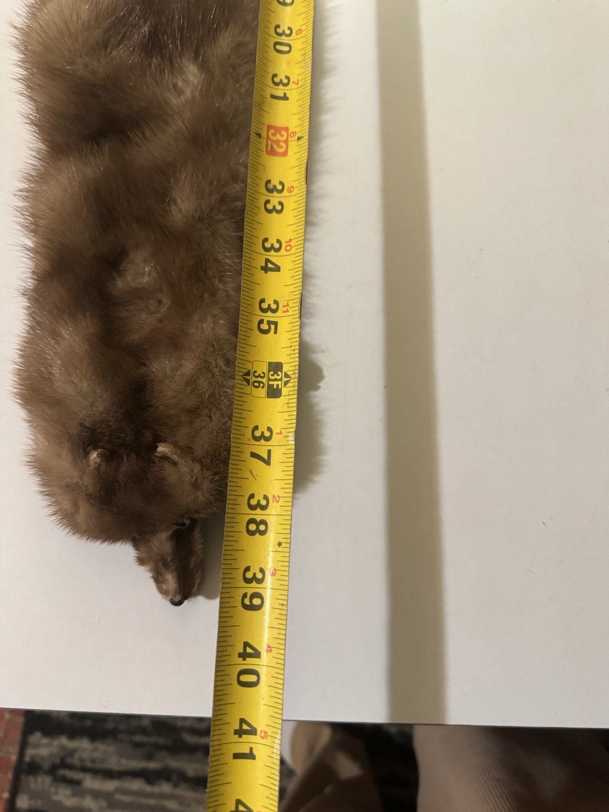 1930-40’s Mink stole Double Headed Clip On