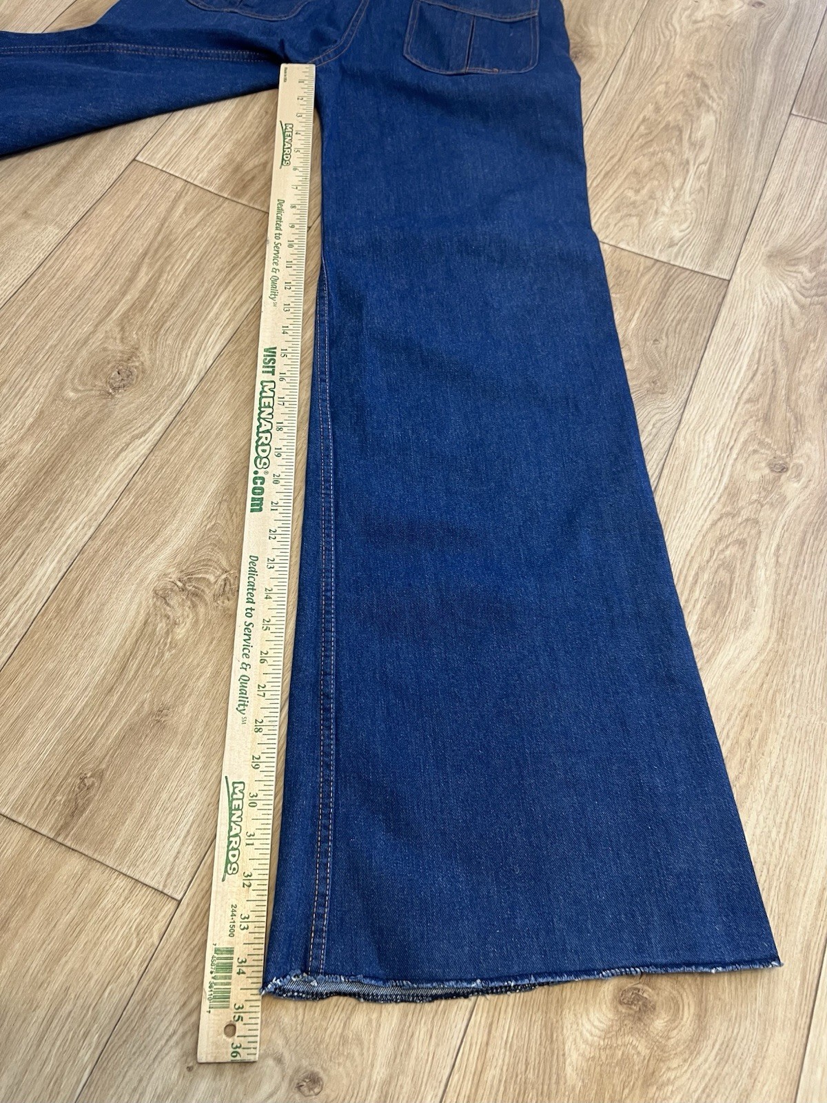 Vintage 70s 80s Vanderbilt Flared Bell Bottom Denim Jeans (28×34.5) Hong Kong