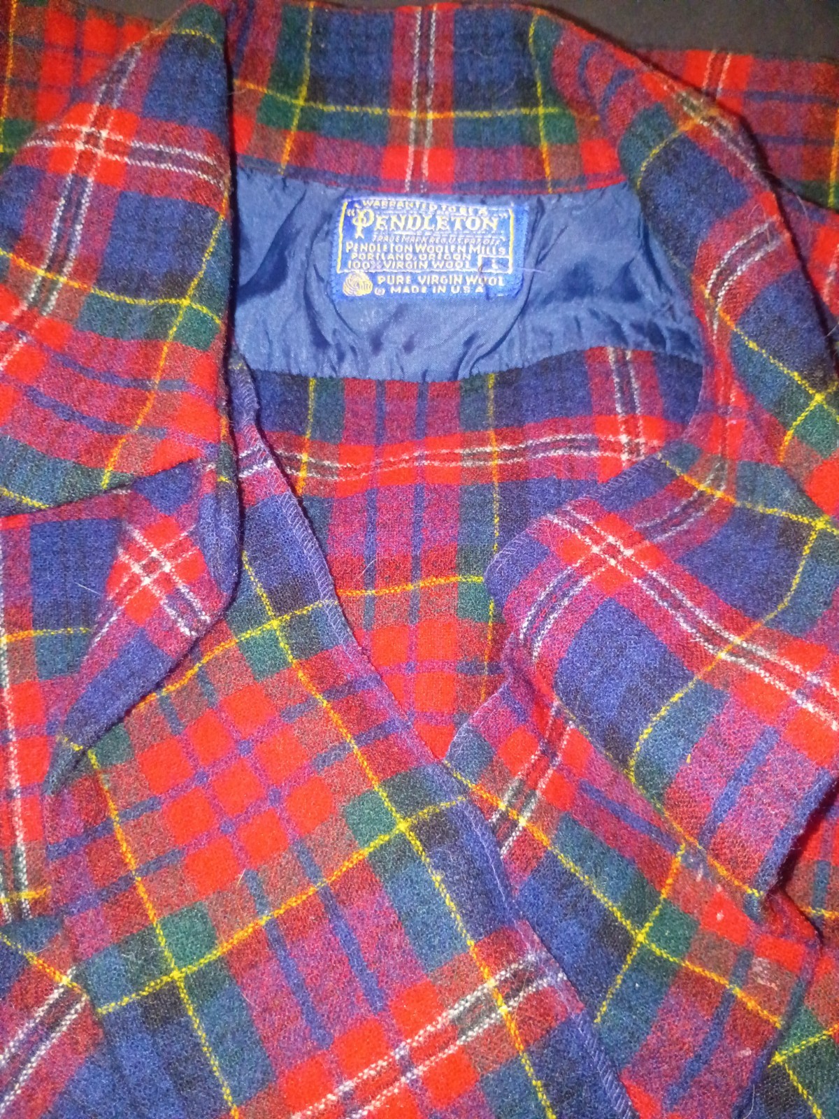 vintage pendleton shirt jacket