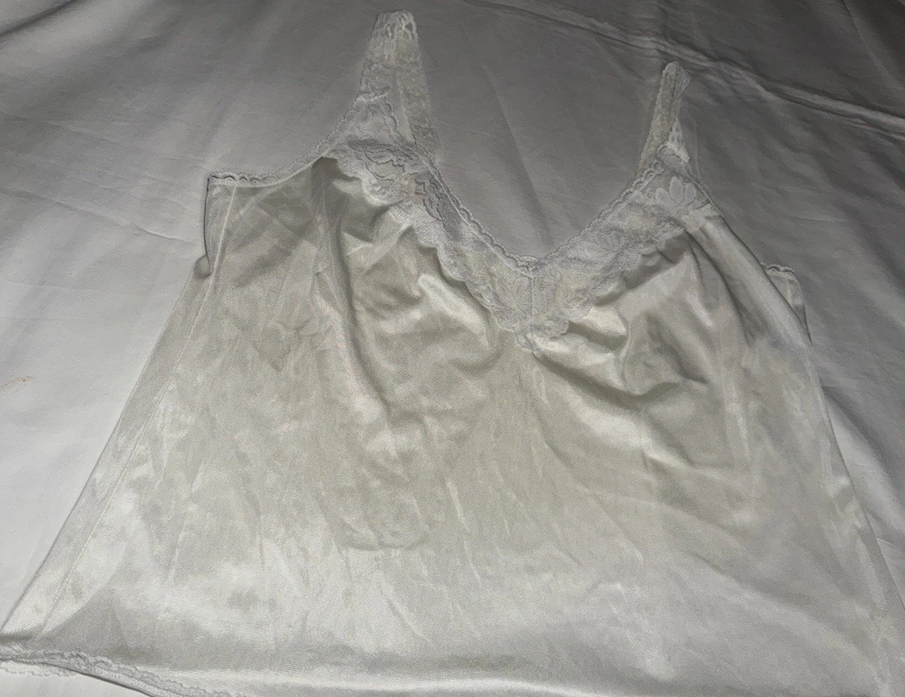 Maidenform Something Special Lace Top Camisoles, Size 40, Lot Of 2, Made in USA