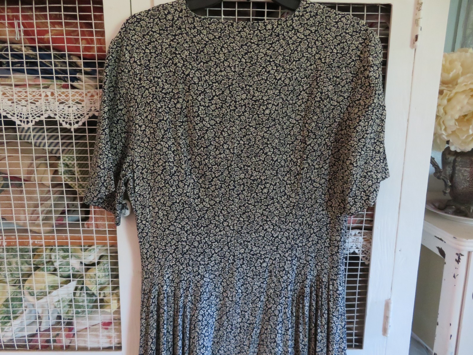 Vintage Women&rsquo;s Laura Ashley Dress Boho Chic Farmer Girl sz 10 MoreDressesListed