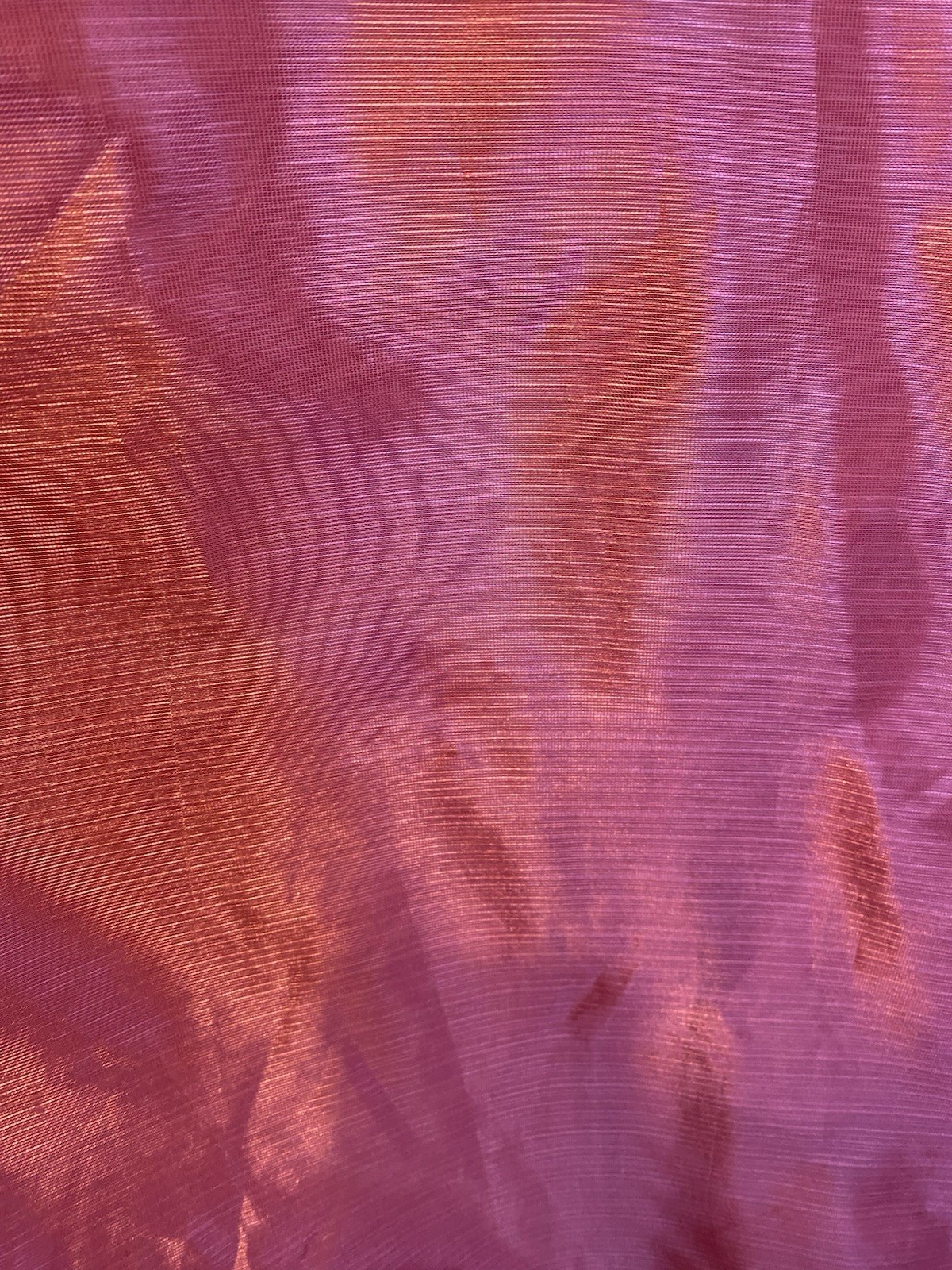 VTG Pink Poyester Taffeta Glinda Fairy Formal On/Off Shoulder Gown Train 5/6