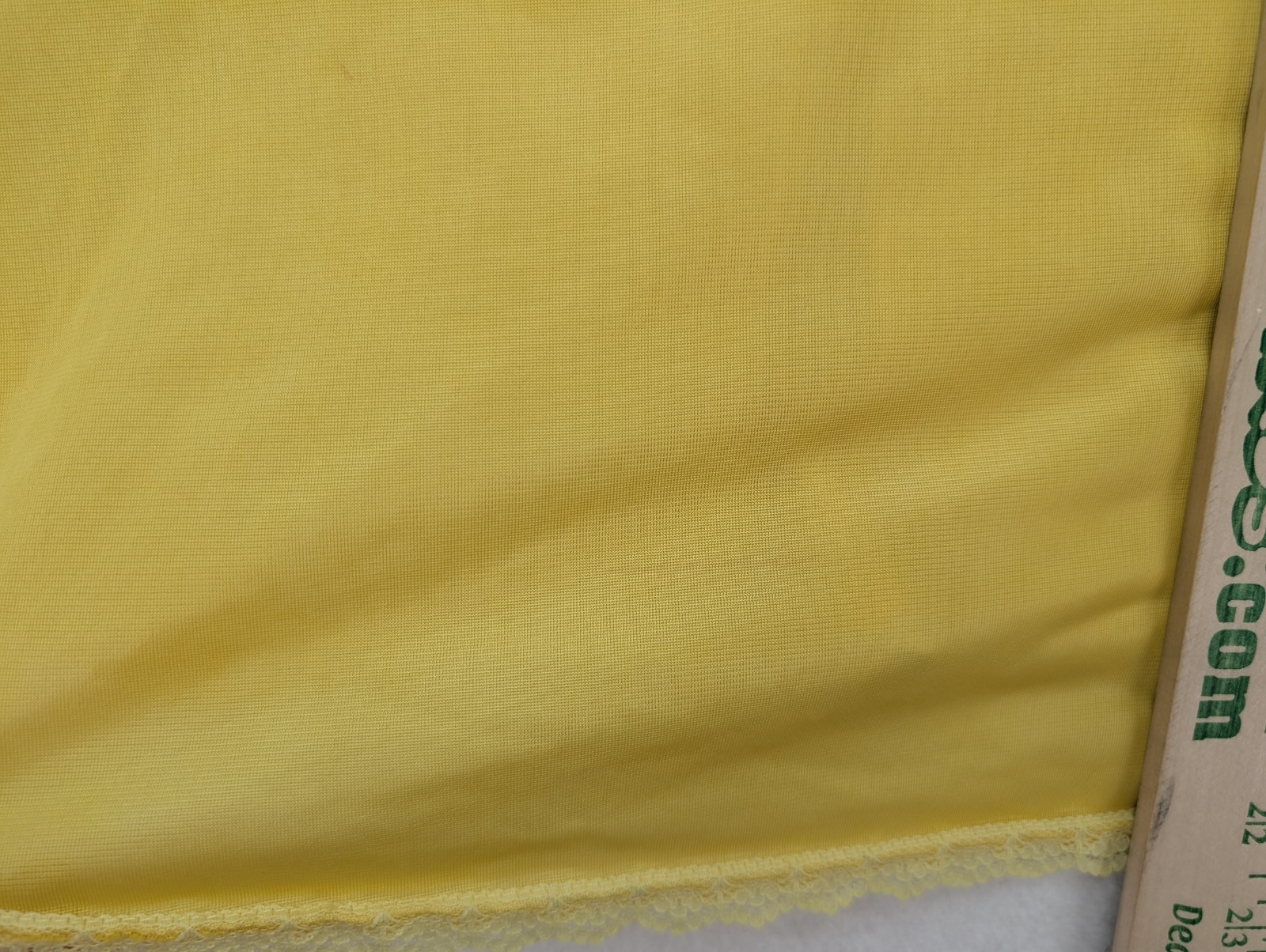 Kasara Vintage Camisole Slip Top Size S Yellow Tank