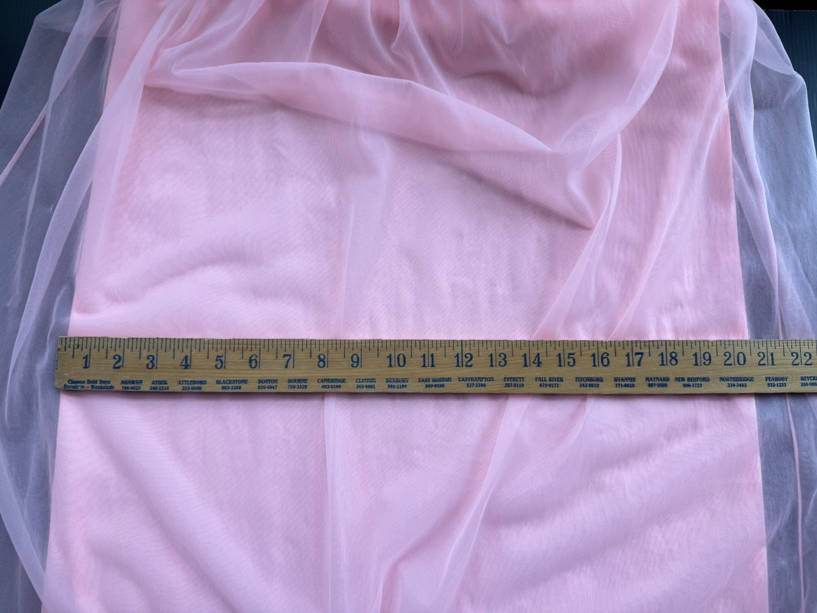 1960s PEACH CHIFFON OVER NYLON DUAL LAYER NEGLIGEE ROUND COLLAR LINGERIE *READ