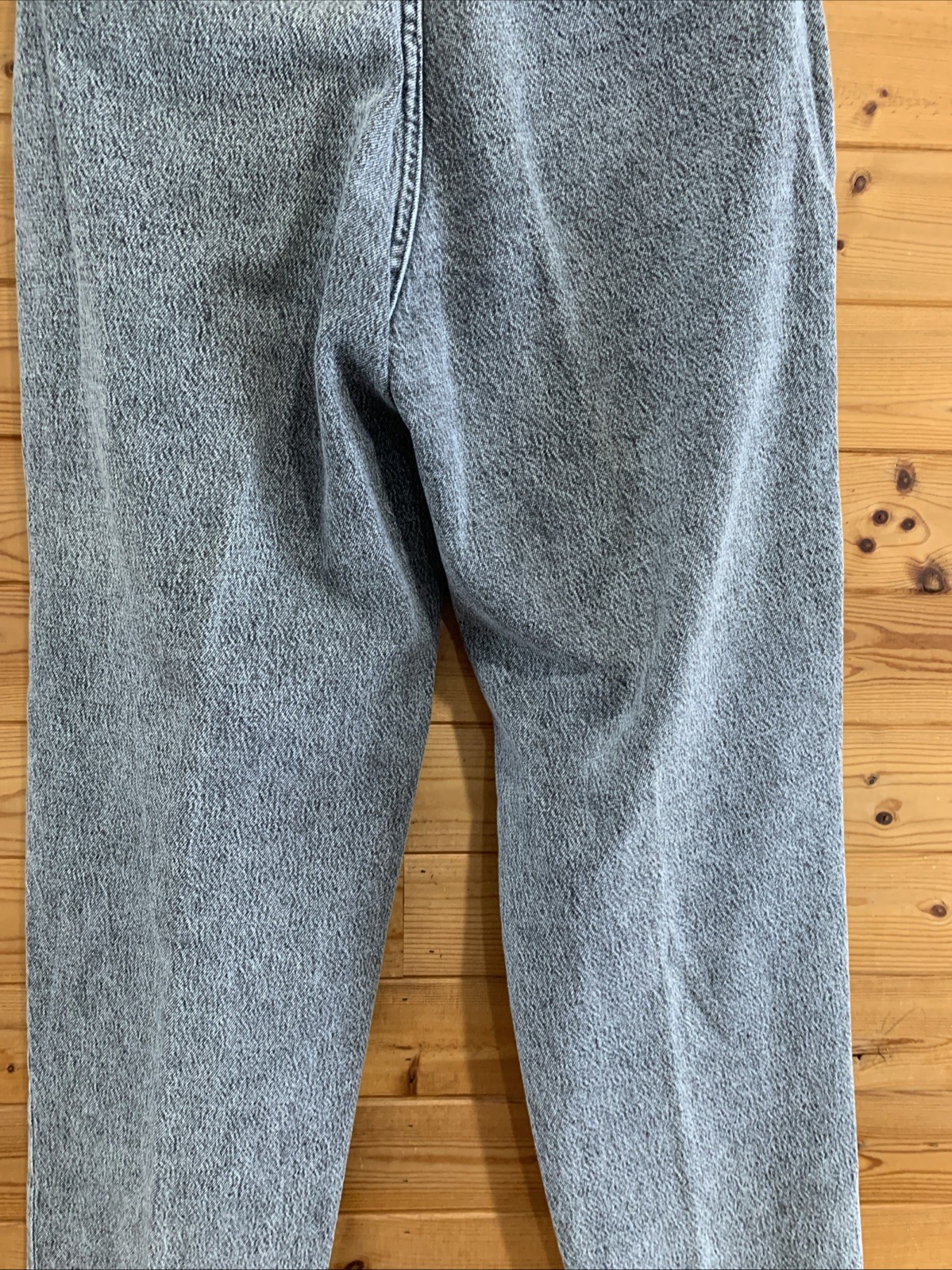 VTG Levis Silver Tab Black Acid Wash Pleated High Waist Jeans Size 30/34