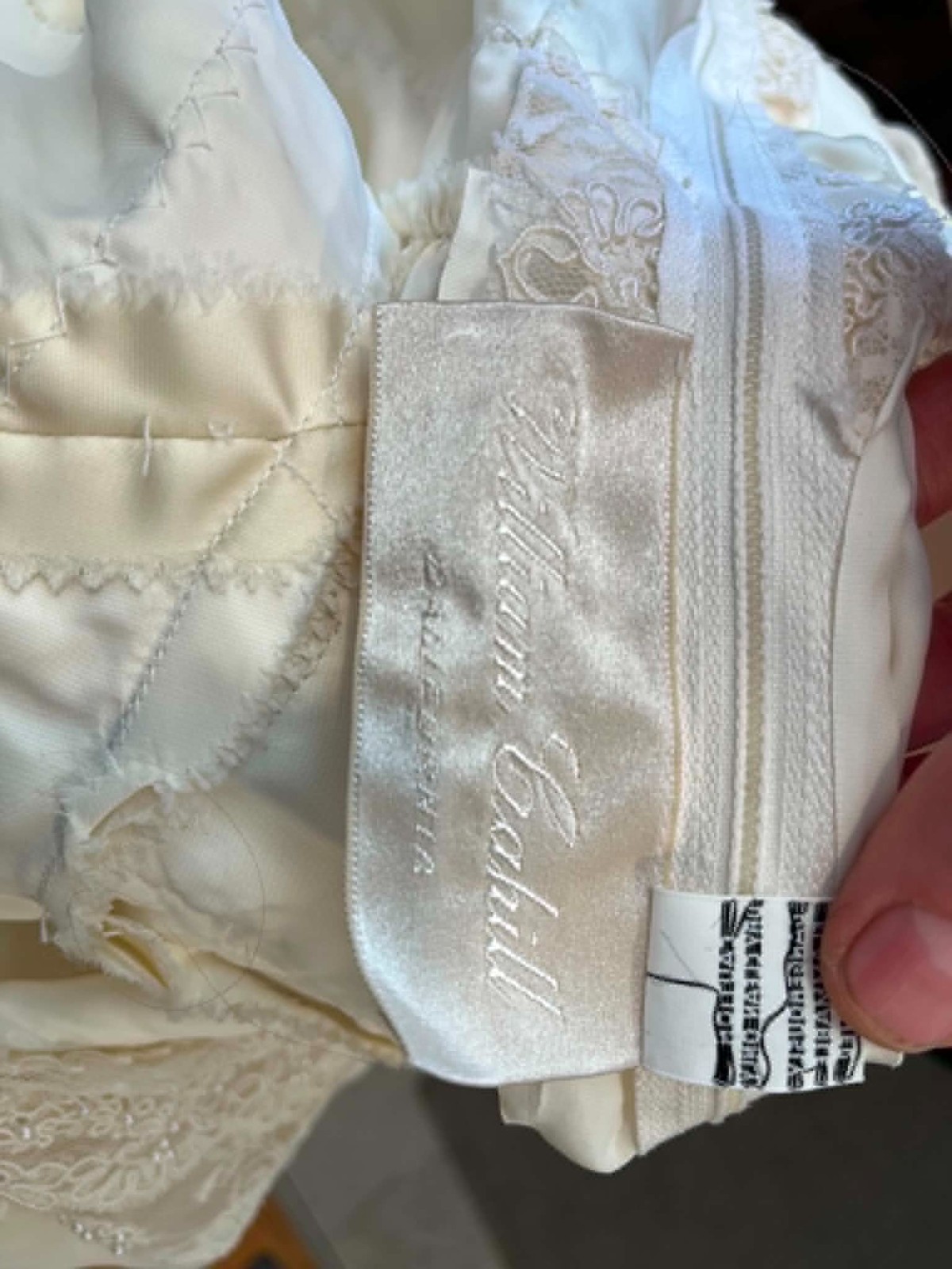 1970s William Cahill California Wedding Dress XS/sz 0, Cream Color