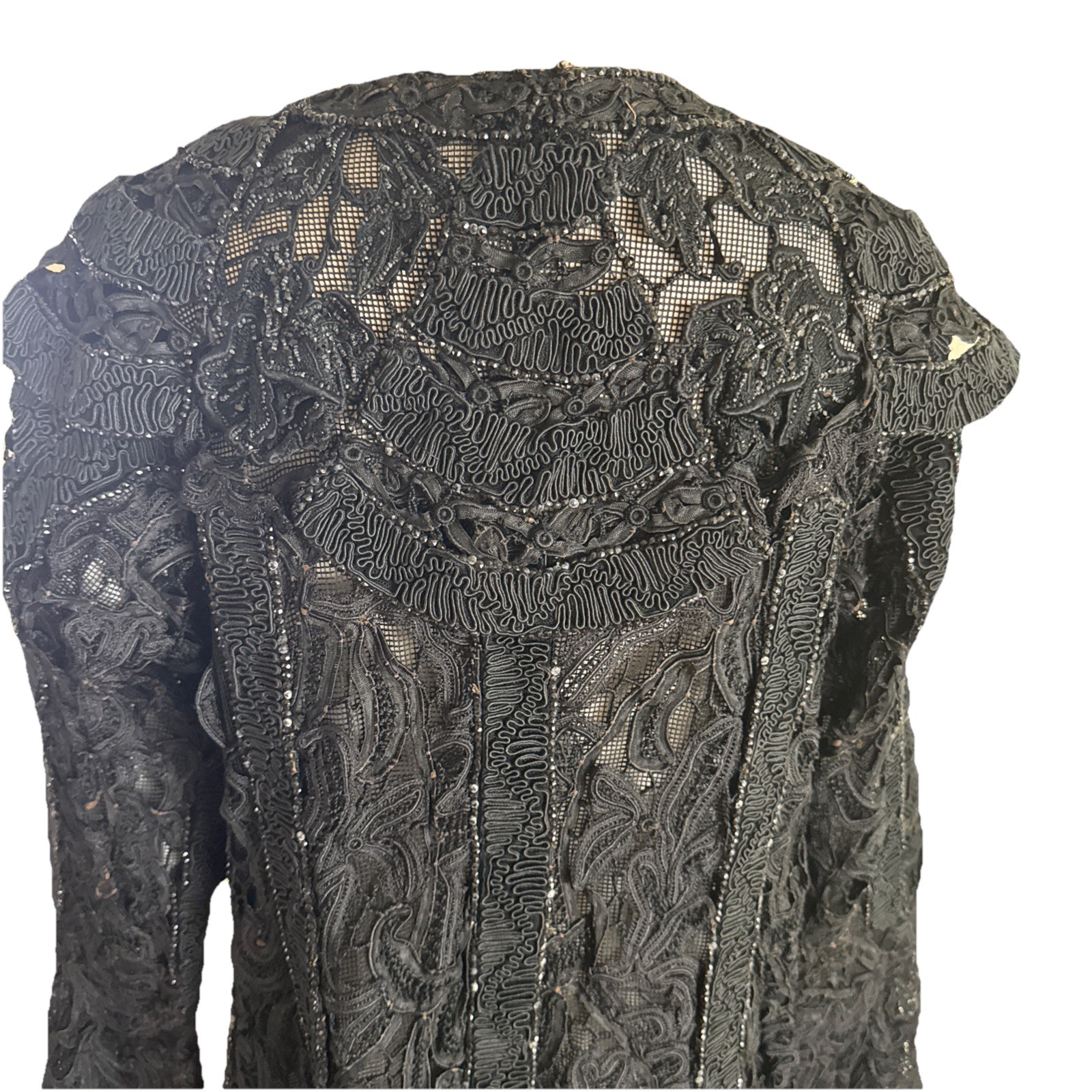 Vintage Antique Edwardian Beaded Coat