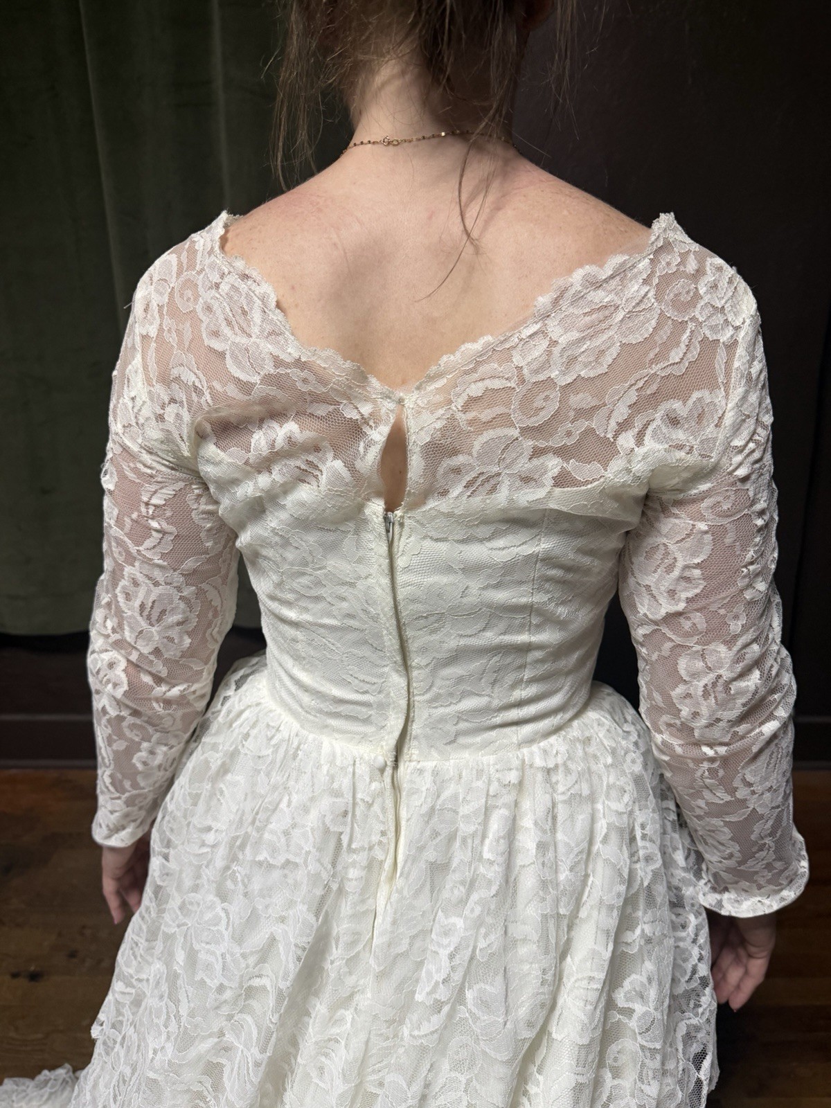 Vintage 60’s Bridal Originals Wedding Dress with Long Train