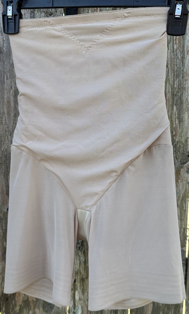 Miraclesuit HIGH WAIST Girdle Shaper Smooth Beige Nylon/Spandex 2789 Size M