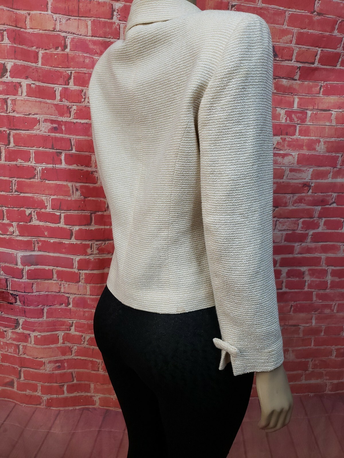 Courreges Paris, Designer Cream Women&rsquo;s Vintage Buttoned Jacket Sz M? #C