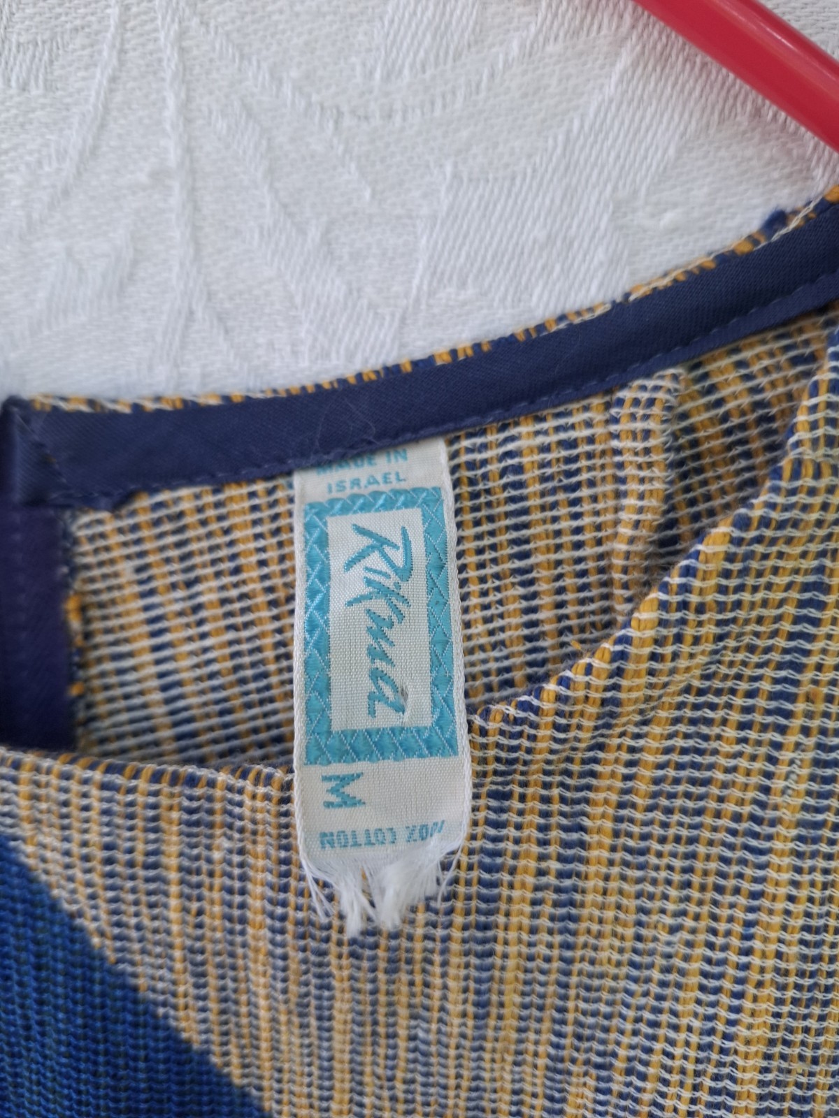 Vintage Rikma Maxi Dress – Made in Israel – 1960s/70s Boho Cotton Dress – Size M