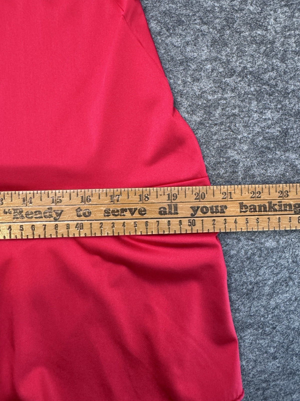 VTG Shadowline Sexy Red Nightgown Backless w/Straps, Flirty, Bombshell, Sz S/M