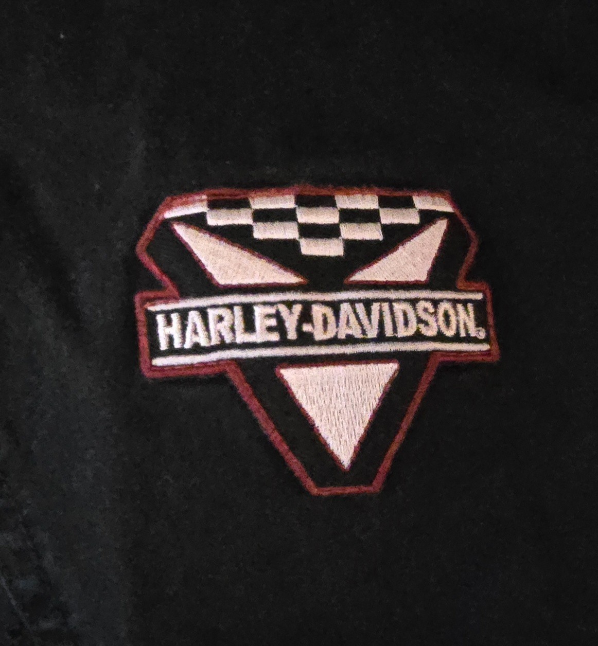 Harley-Davidson Women’s Black Button Shirt 3W Embroidered Patches Macau