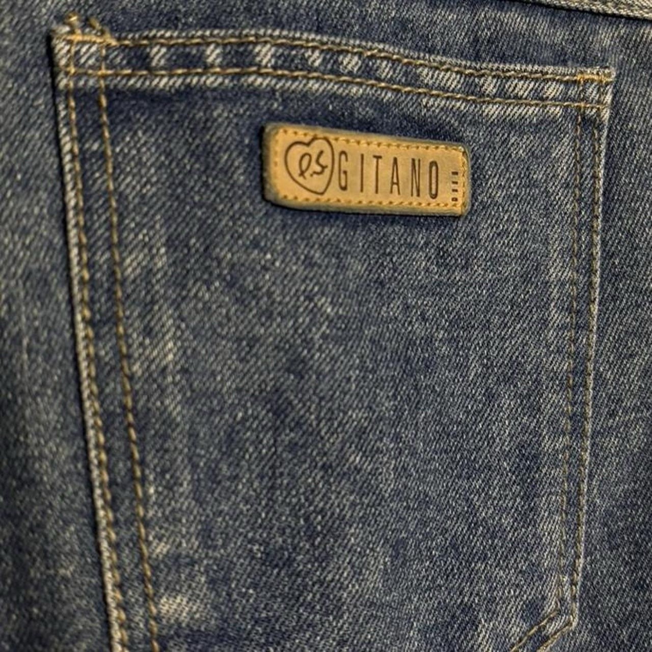 80’s New With Tags P.S. Gitano Dark Wash Zippered Ankle Blue Jeans