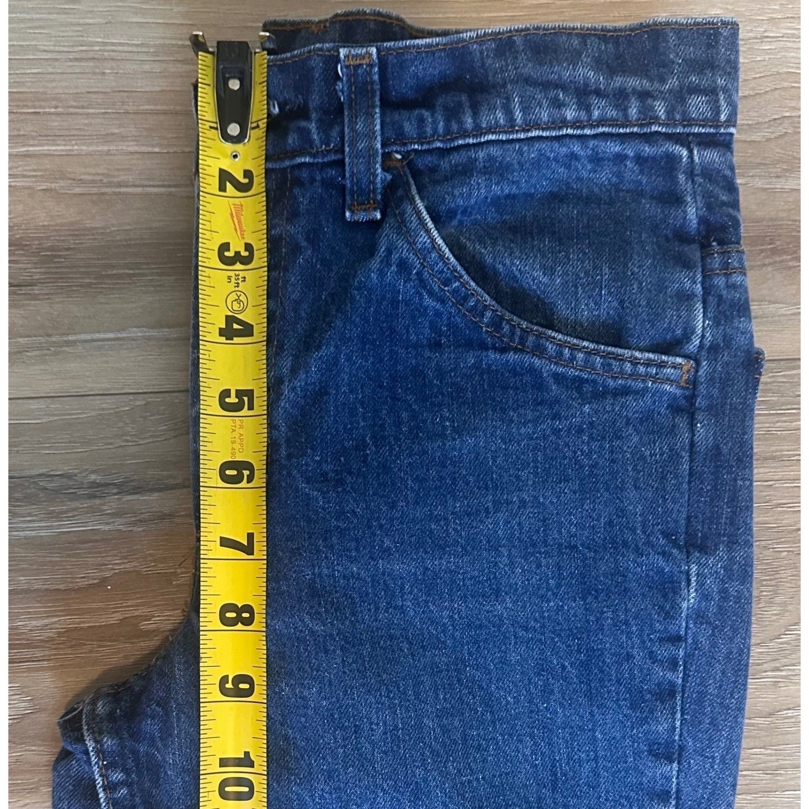 Vintage 684 Levi&rsquo;s Big Bell Bottom Jeans Orange Tab 1970&rsquo;s Size 28X33