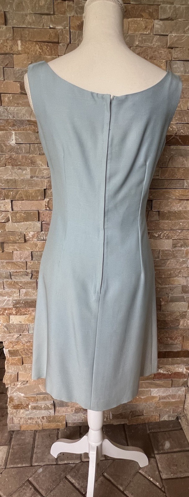 Jonathan Logan 1950s 2 piece shift Dress & Bolero powder Blue size 4 *see note