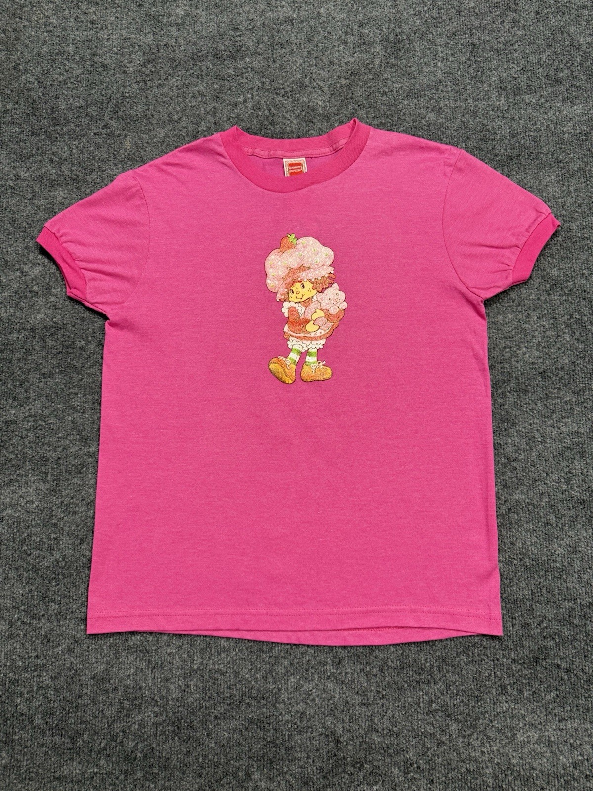 Vtg Y2K Strawberry Shortcake Ringer T Shirt New OLD STOCK XL 2003
