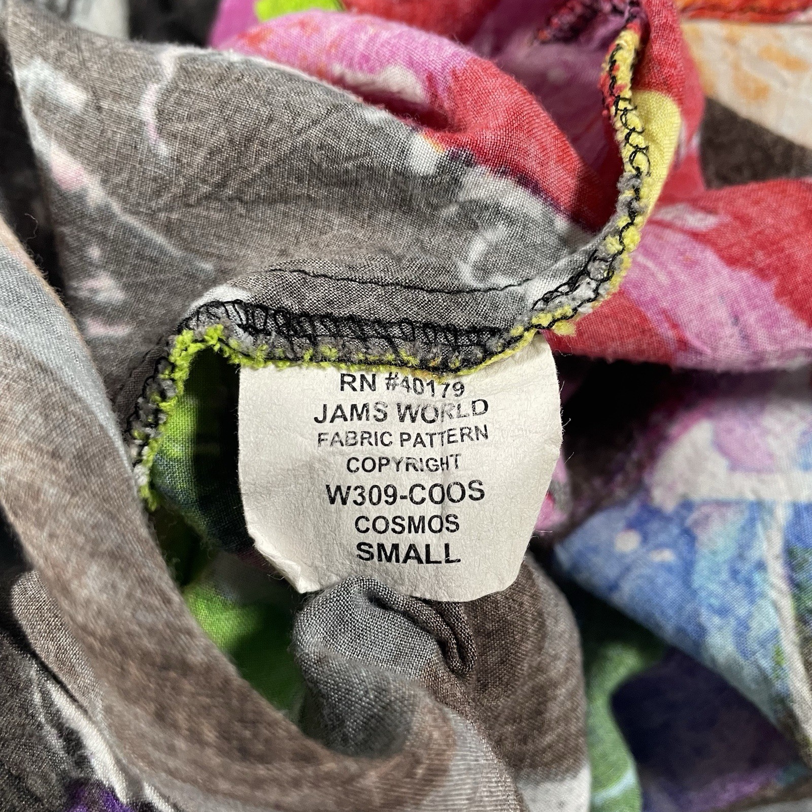 Jams World Womens Hawaiian Dress S Cosmos Graphic AOP Abstract USA Hawaii Rayon