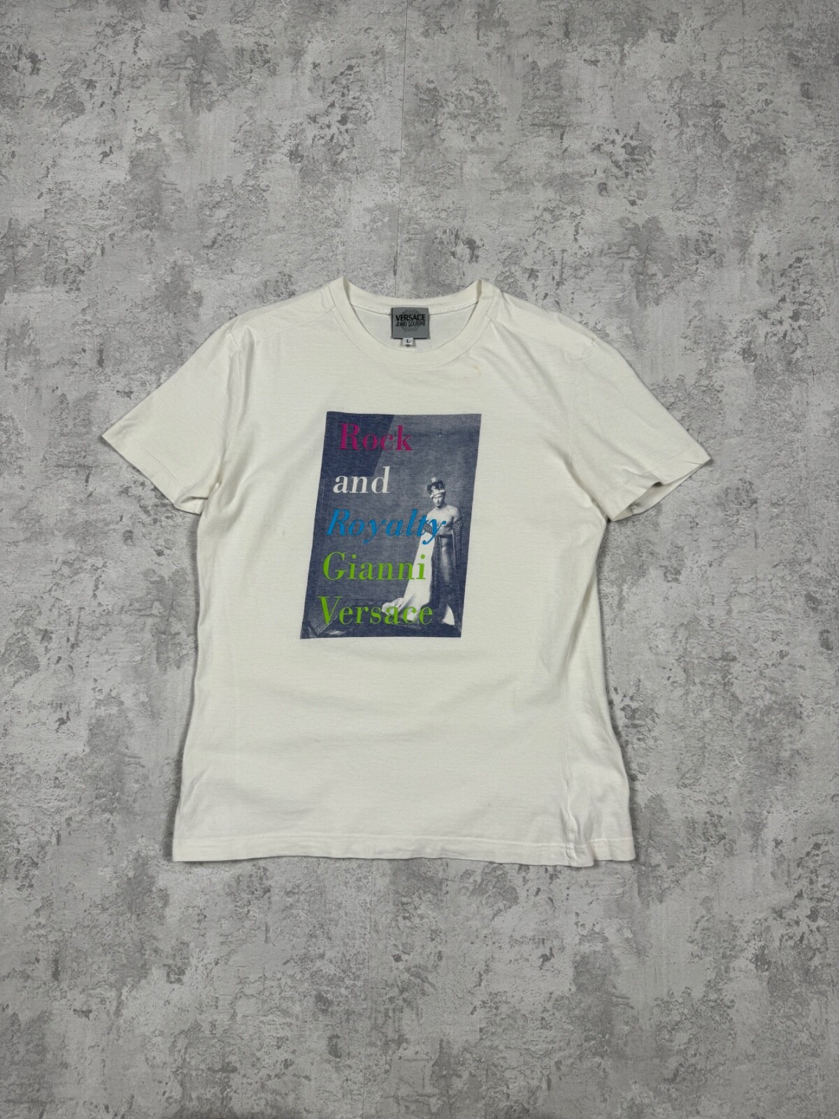 RARE Vintage Rock And Royalty Gianni Versace T-Shirt women&rsquo;s SizeL