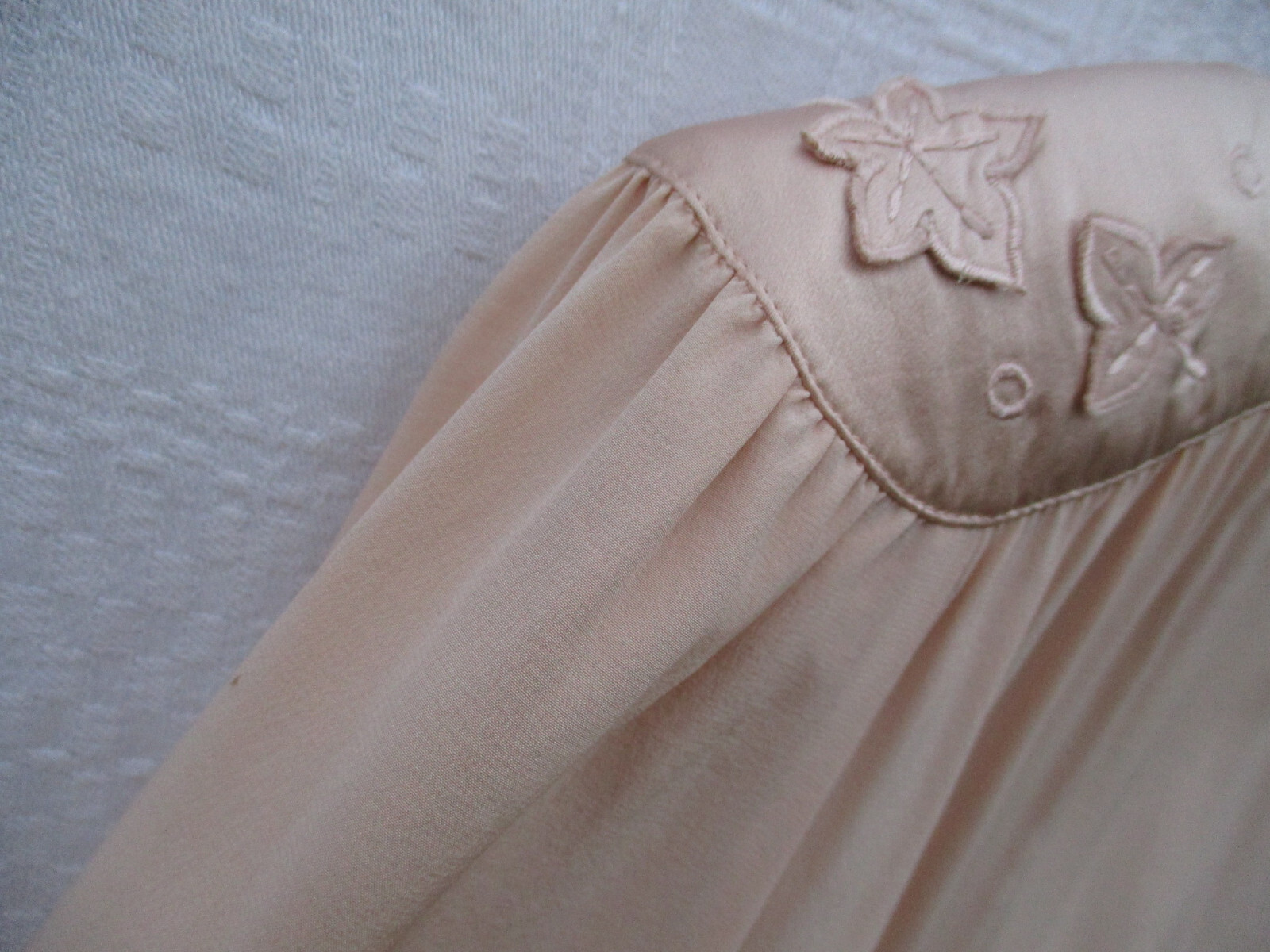 SSSSSSSSSSSSSSSSS Embellished 100% Silk Sheath Dress Vintage Size 14 Hong Kong