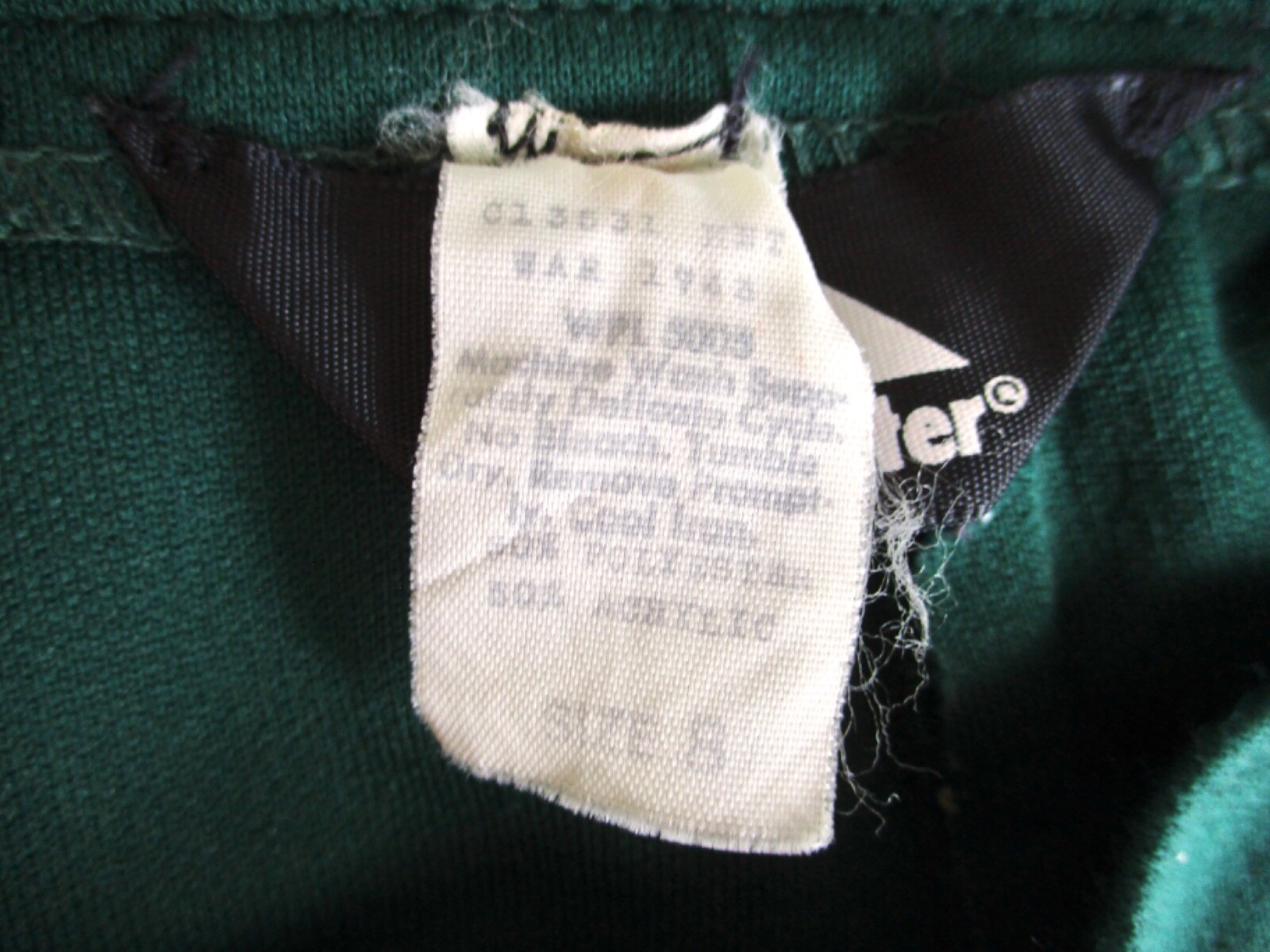 Vtg 70s Jack Winter dark teal green poly acrylic knit wide leg culottes pants 8