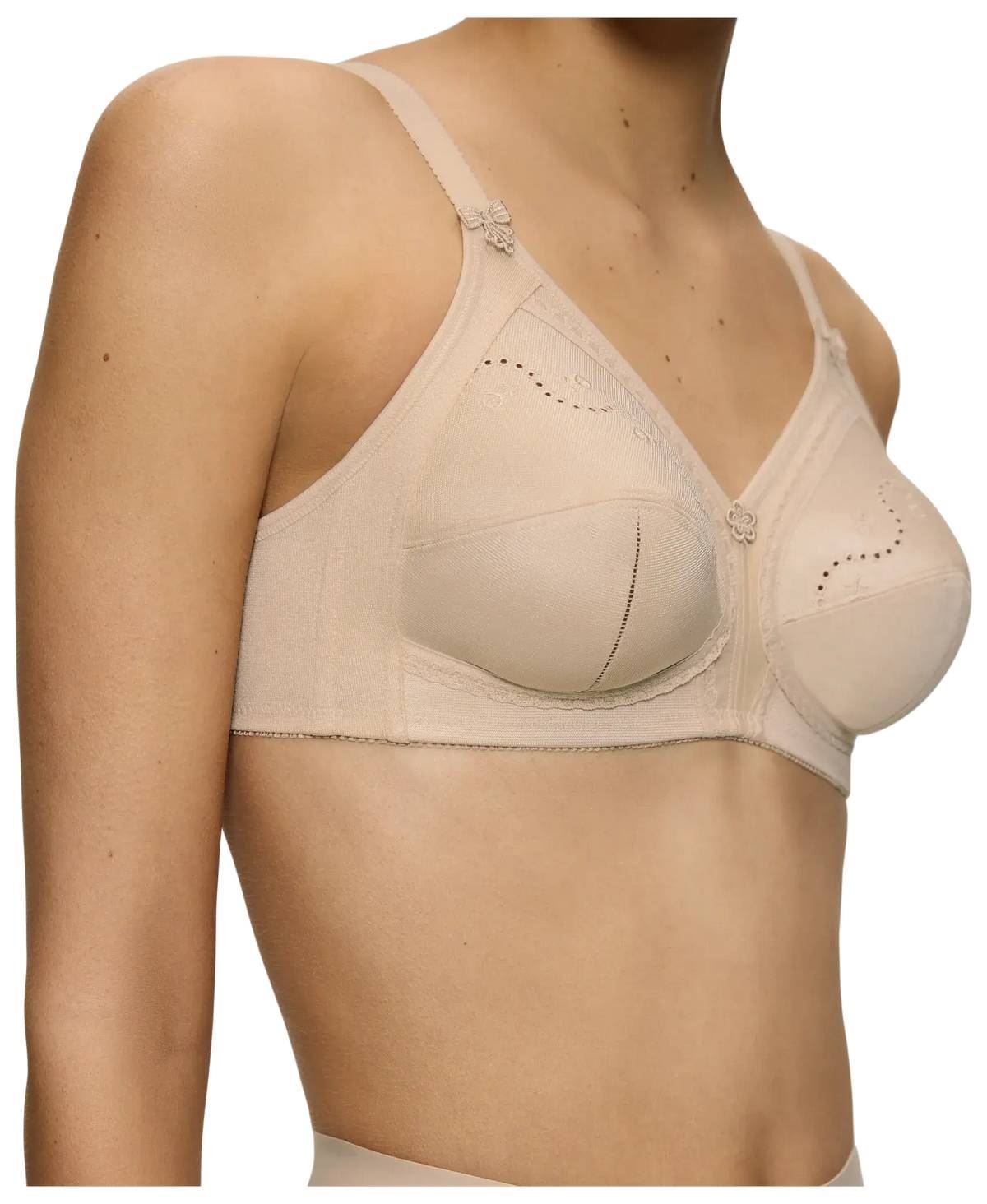 Triumph Womens Doreen Cotton Non Wired Bra – Skin Beige