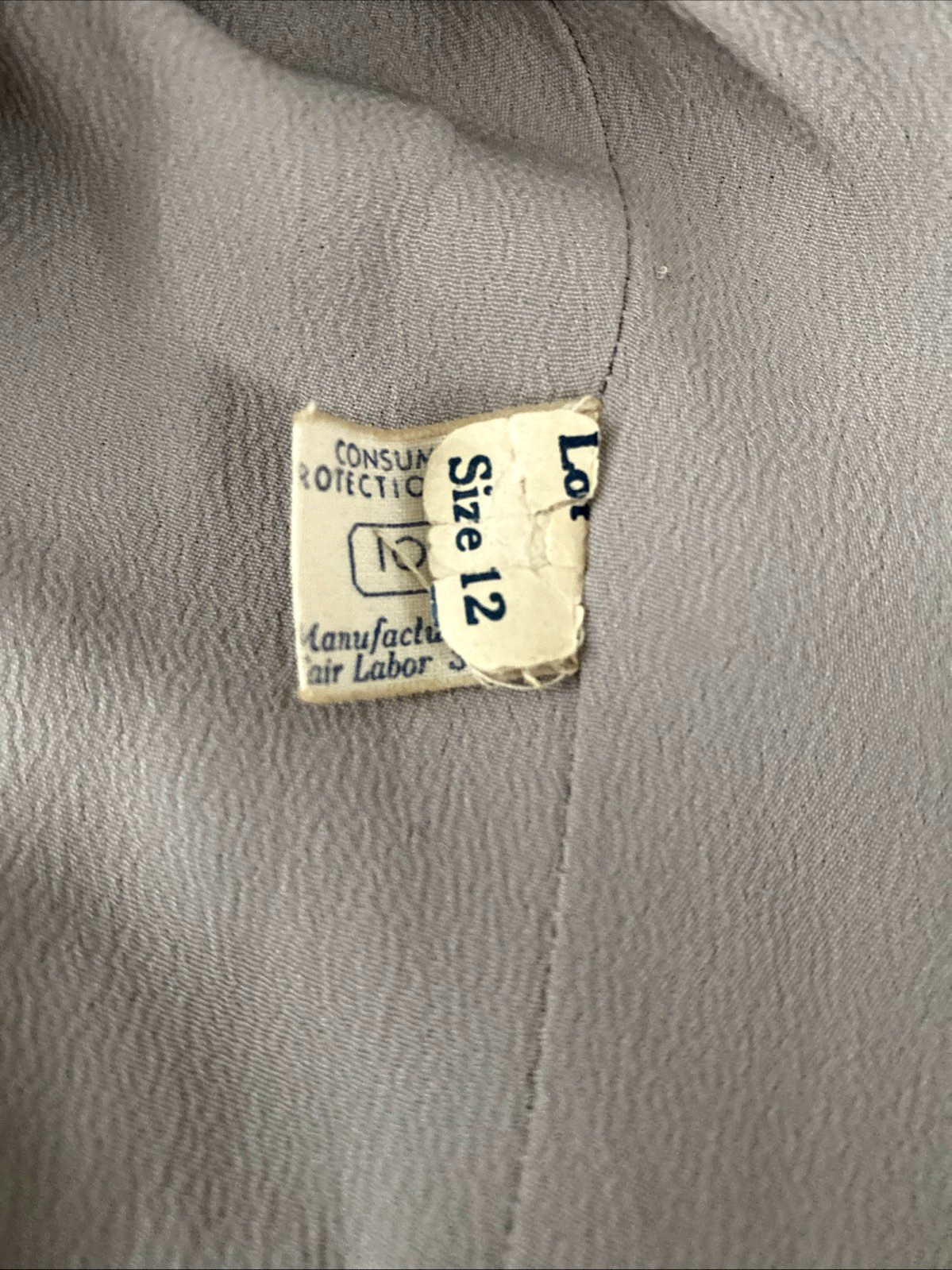 1940s Vtg Swansdown Gray Wool 2 Pc Suit Button Jacket & Skirt Nipped Waist OOAK