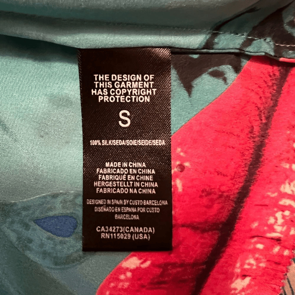 Custo Barcelona silk tunic dress