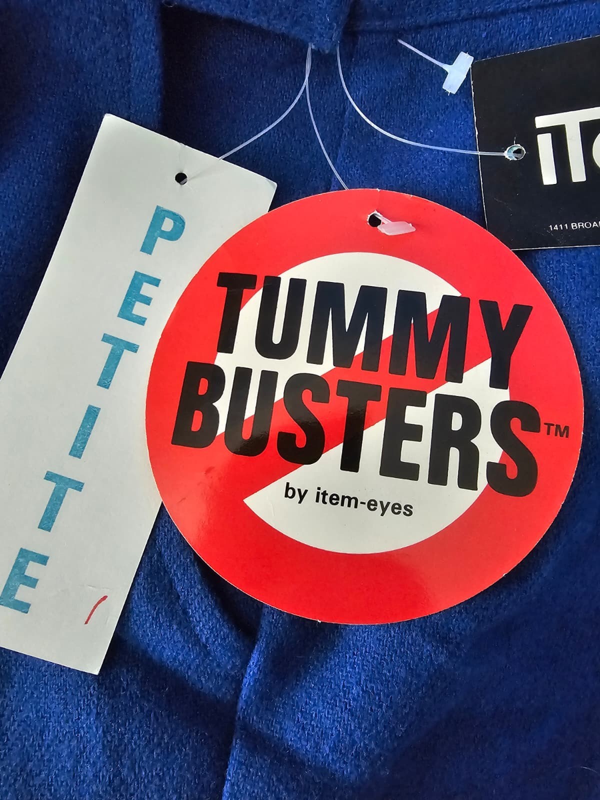 DEADSTOCK! 80s – 90s Item-Eyes tummy-buster pleated front trousers . size 16P
