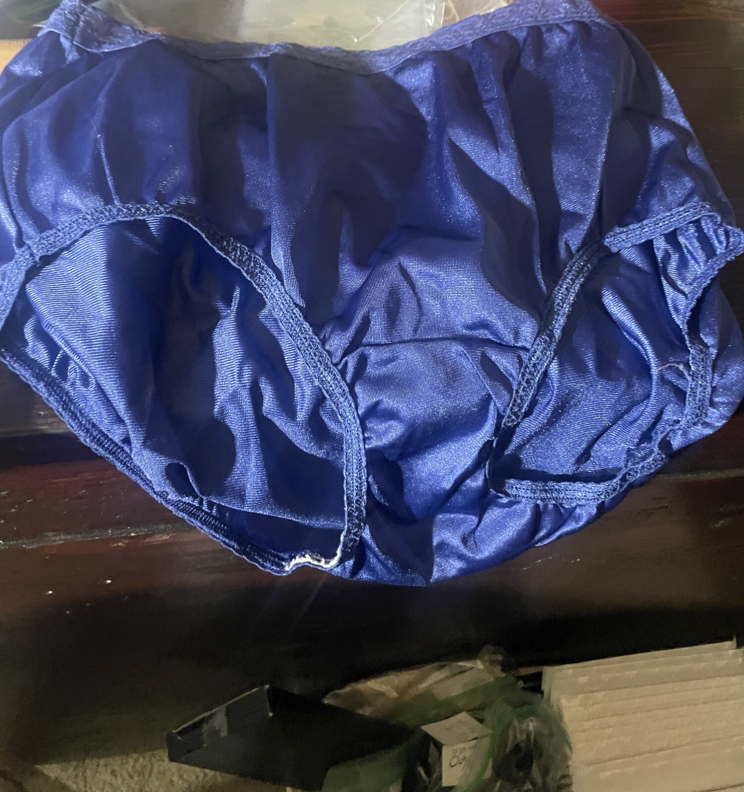 VINTAGE granny panty Royal Blue size 6 no tag no label NWOT