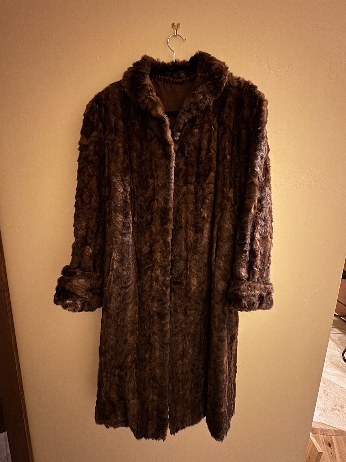 Mink Coat VINTAGE decades old mid Century luxury fashion statement NO RESERVE !