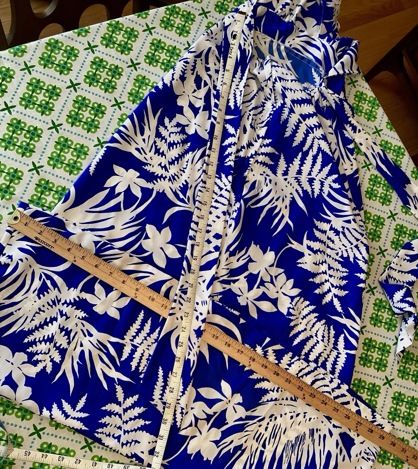 70s Pomare Ruffled Halter Top Hawaiian Maxi Dress – Vintage sz 8 –